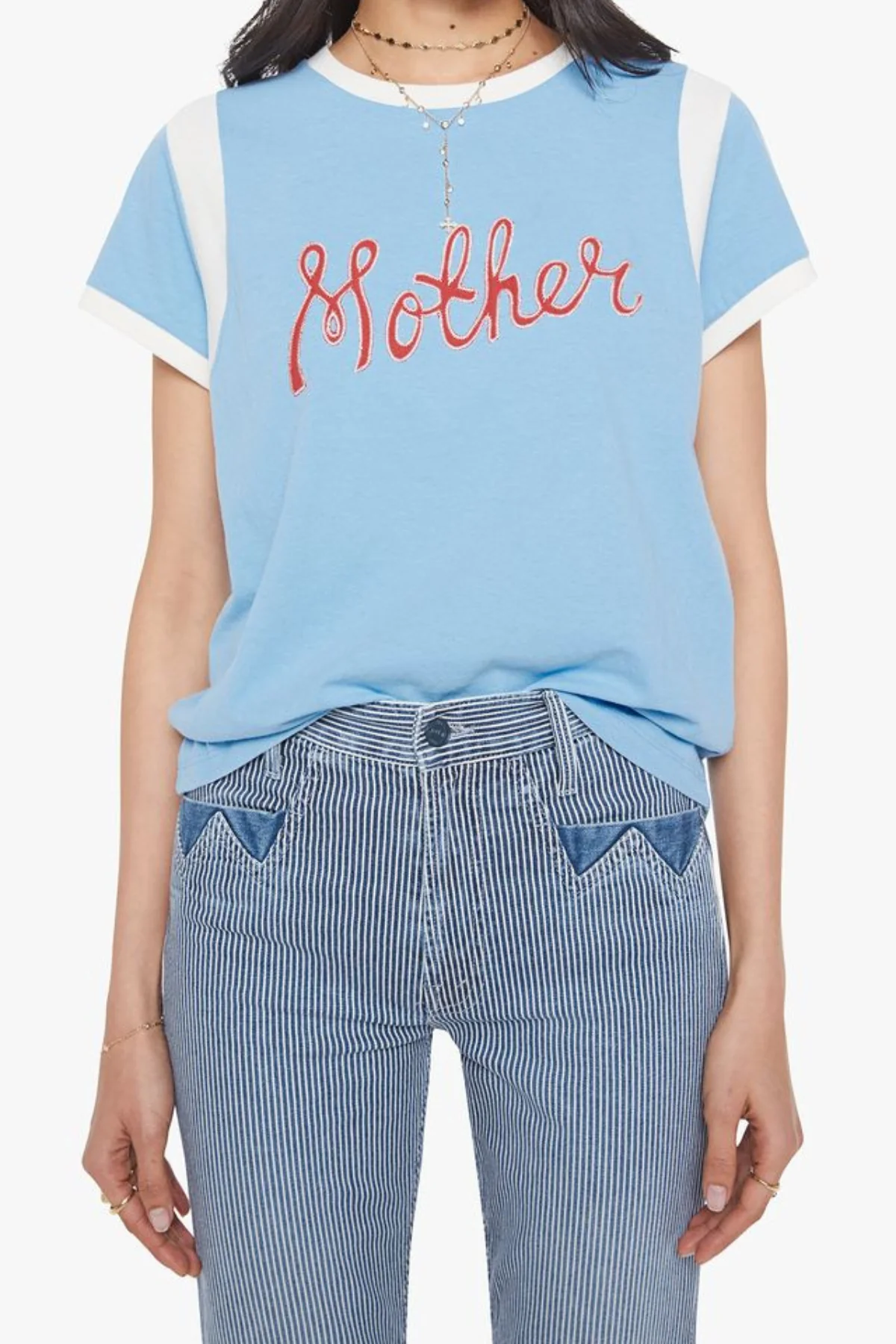 Mother The Boxy Goodie Inset - Mother Script Blue Bell - Image 6