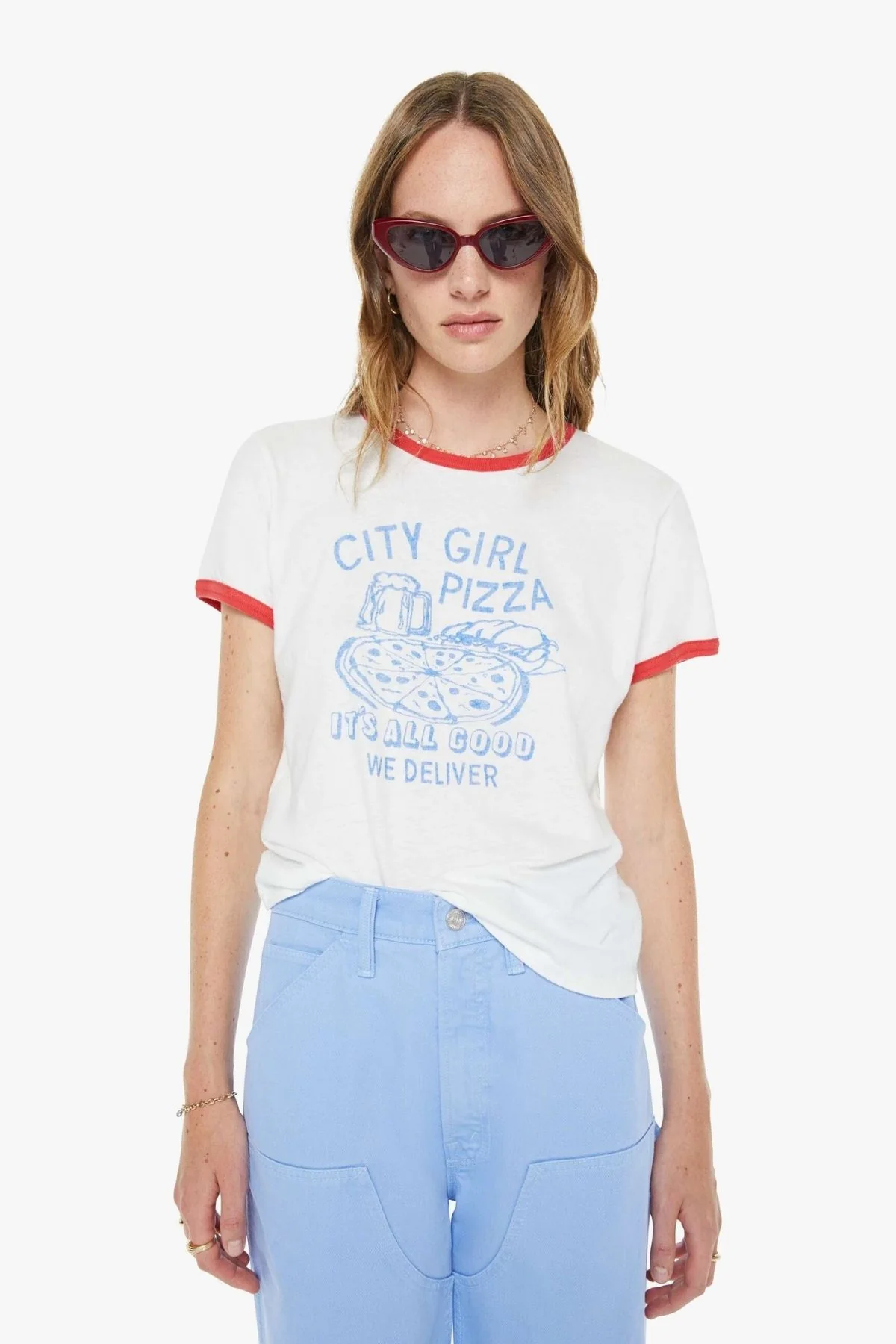 Mother The Lil' Goodie Ringer - City Girl Pizza - Image 5