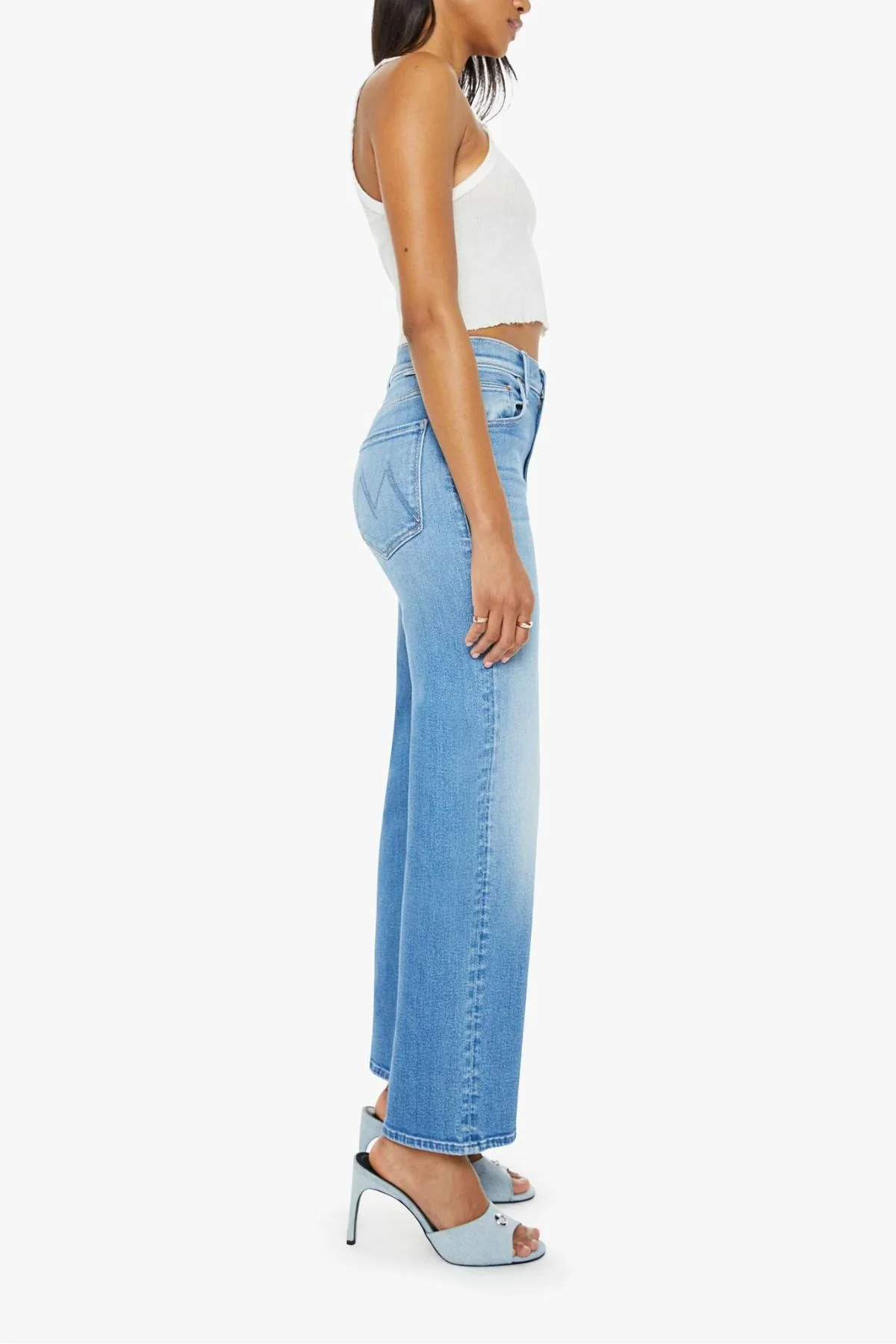 Mother The Rambler Flood Jeans - Read Between the Lines - Image 4