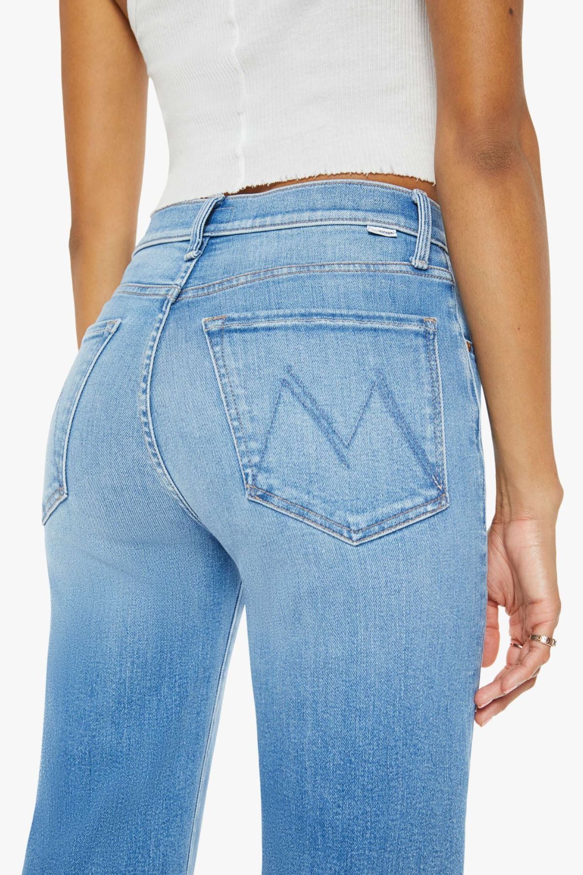 Mother The Rambler Flood Jeans - Read Between the Lines - Image 5