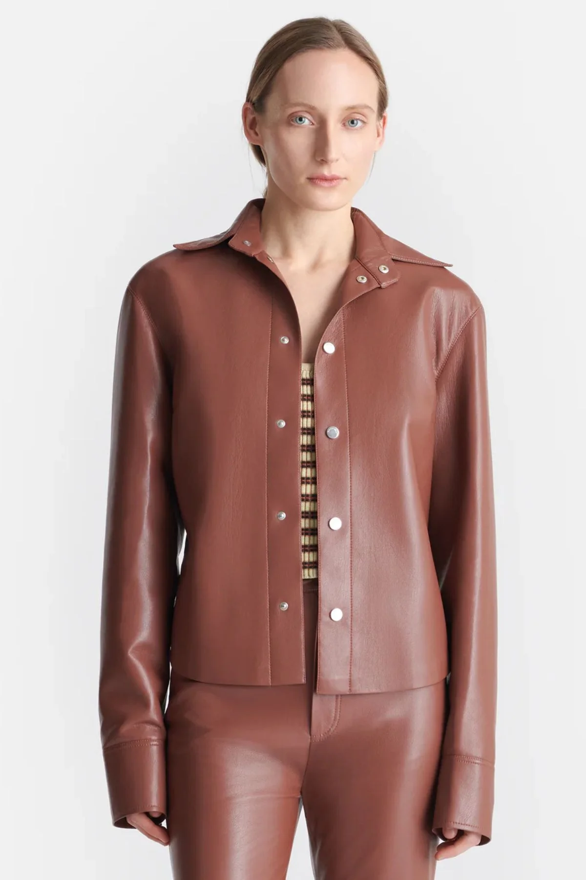 Nanushka Bogna Jacket - Henna - Image 4