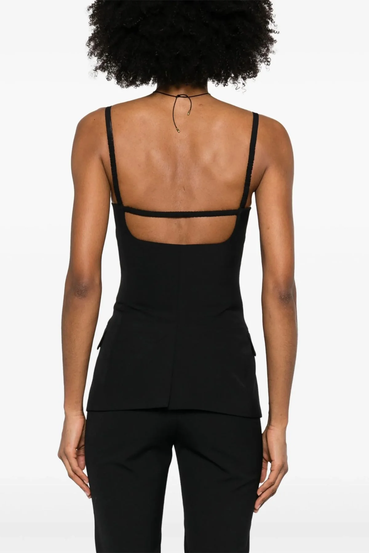 Nanushka Cinda Top - Black - Image 3