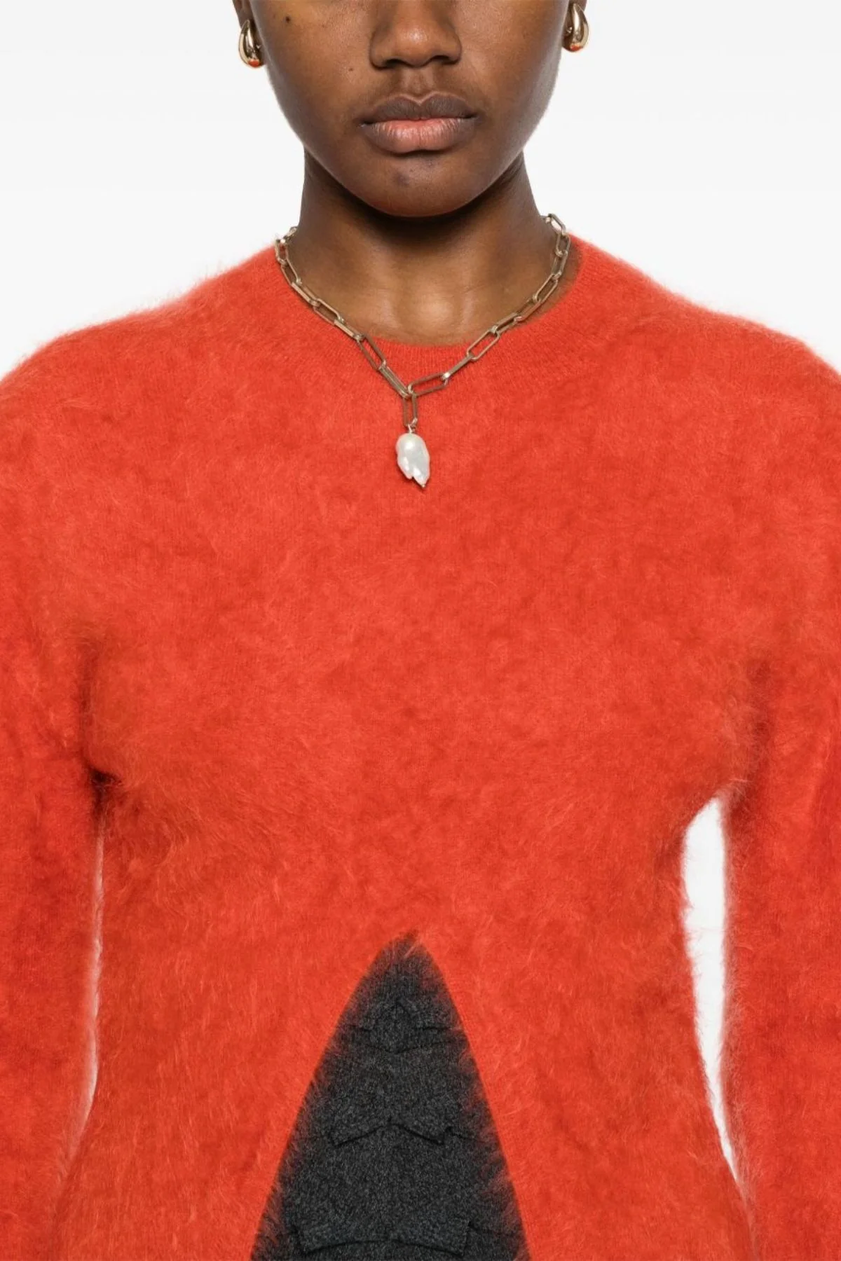 Nanushka Kloe Brushed Cashmere Jumper - Red - Image 4