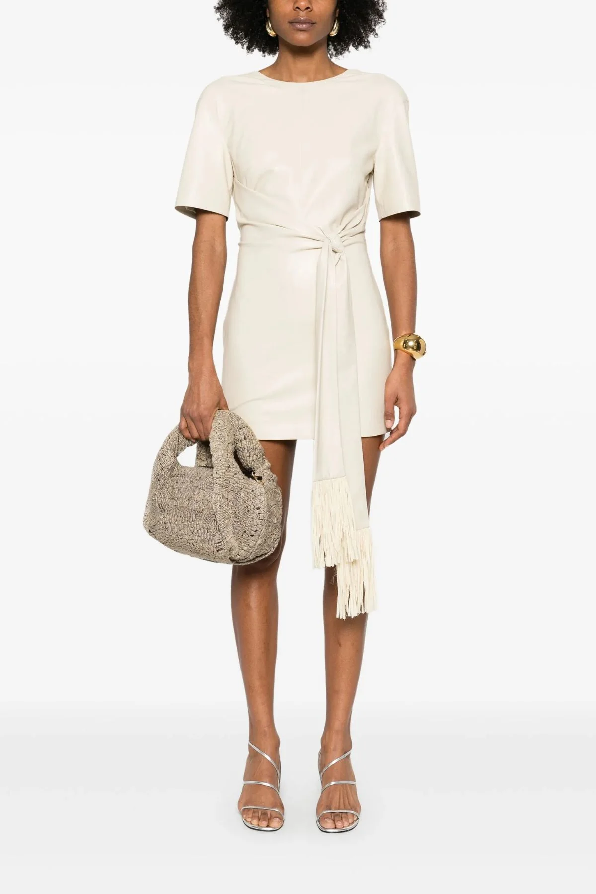Nanushka Maryl Dress - Chalk/ Cream - Image 2