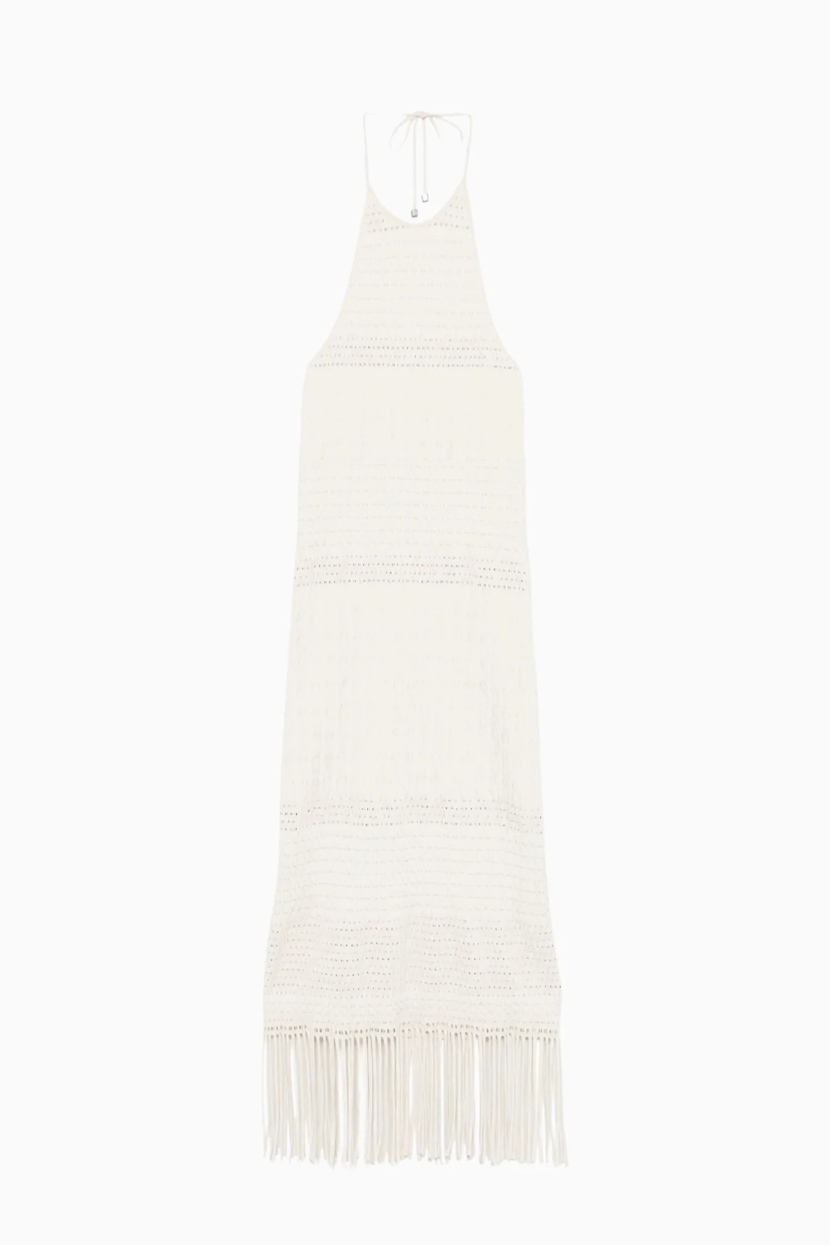 Nanushka Neiva Halter Dress - Creme