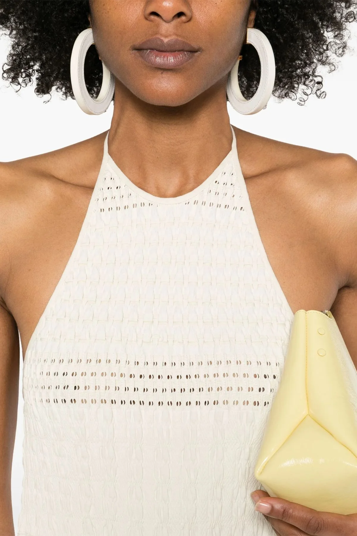 Nanushka Neiva Halter Dress - Creme - Image 5