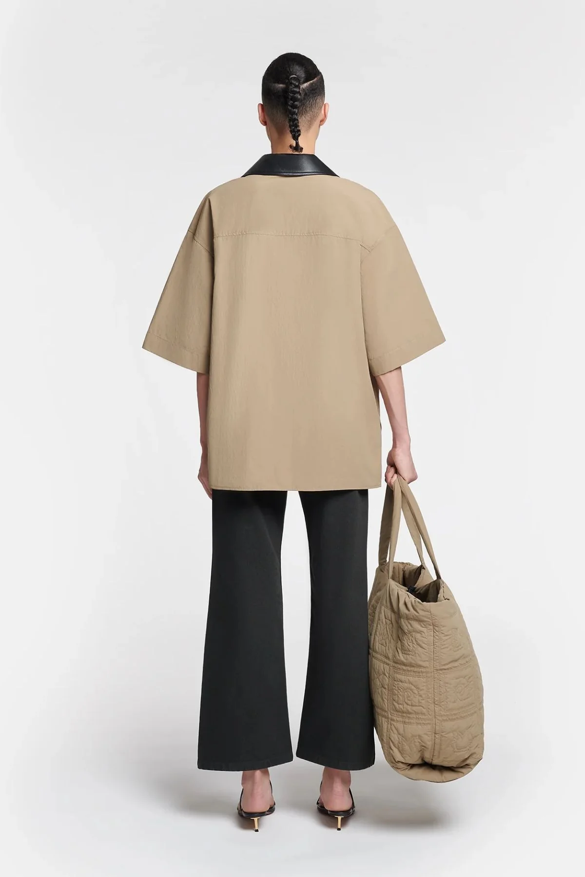 Nanushka Sanvy Top - Muted Khaki - Image 3