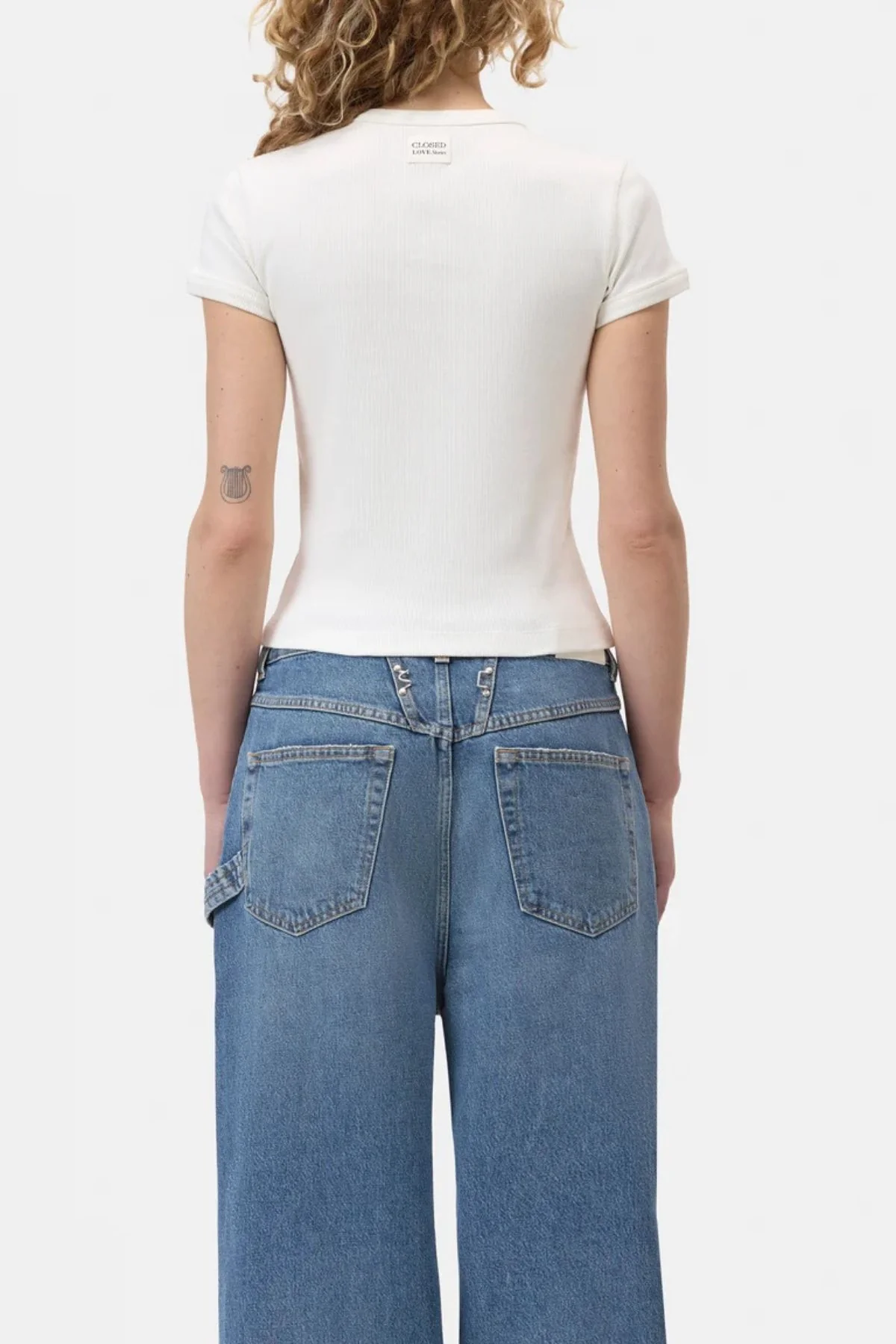 CLOSED Love Stories T-Shirt - Ivory - Image 3