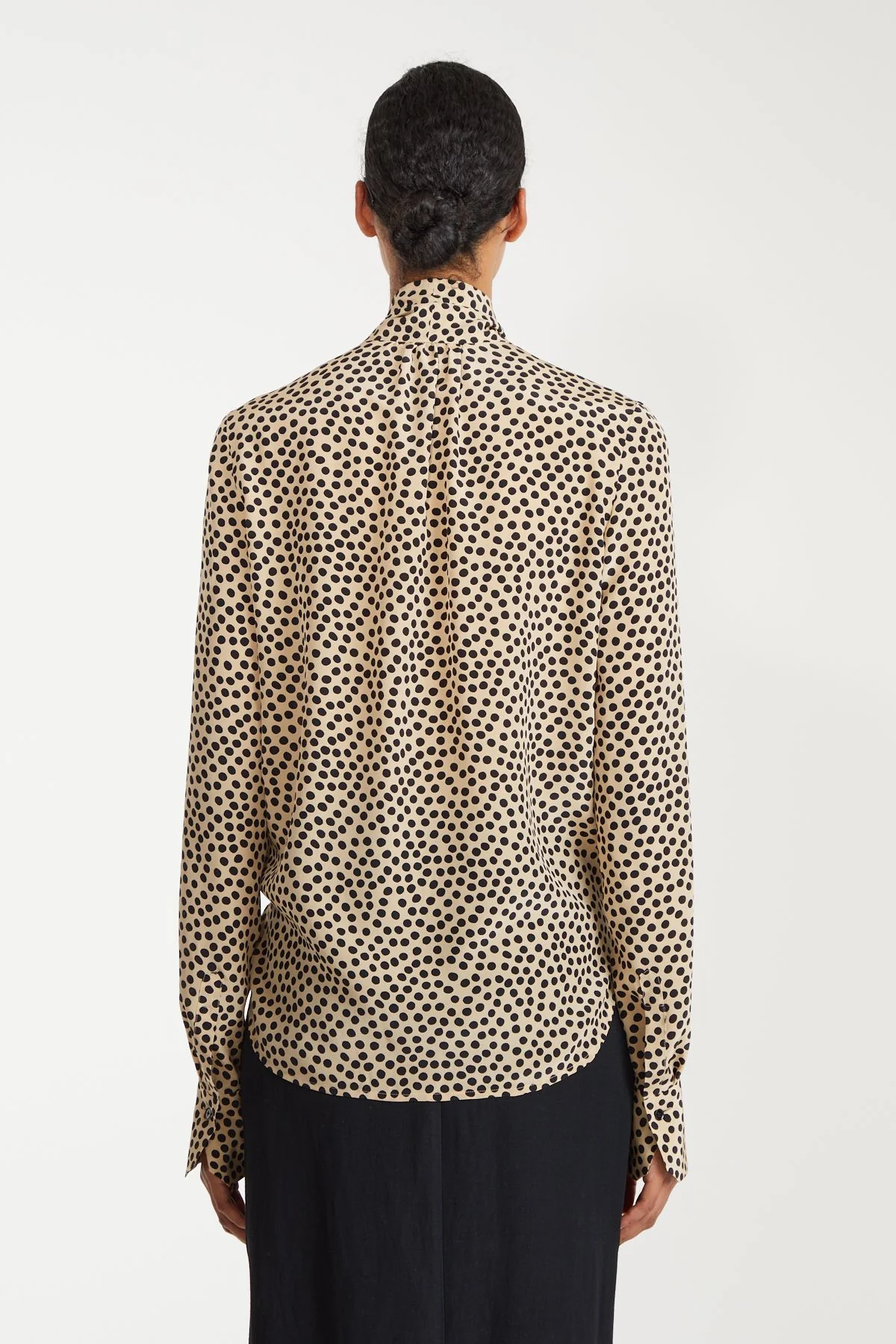 Petar Petrov Dreamland Pussy-Bow Blouse - Cream/ Black - Image 3