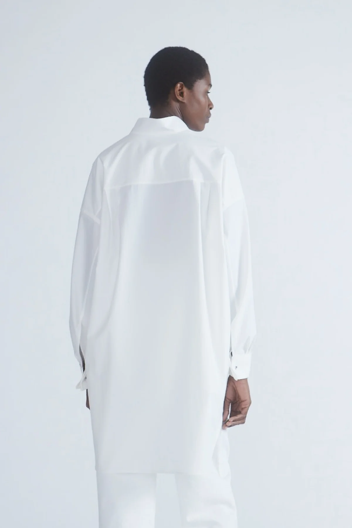 Petar Petrov My Fathers Tunic Cuff Detail Shirt - White - Image 3