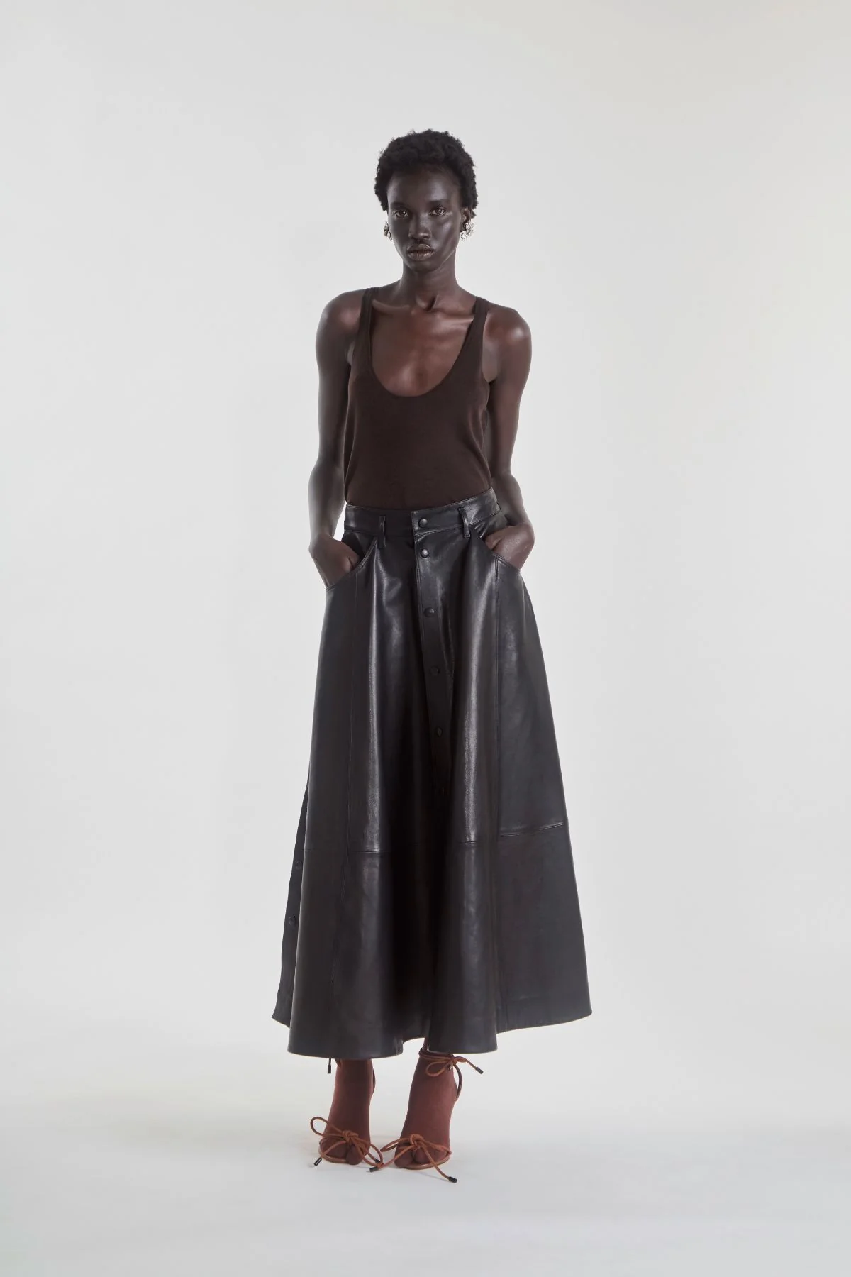 Petar Petrov Real Life Knitted Top - Ebony Wood