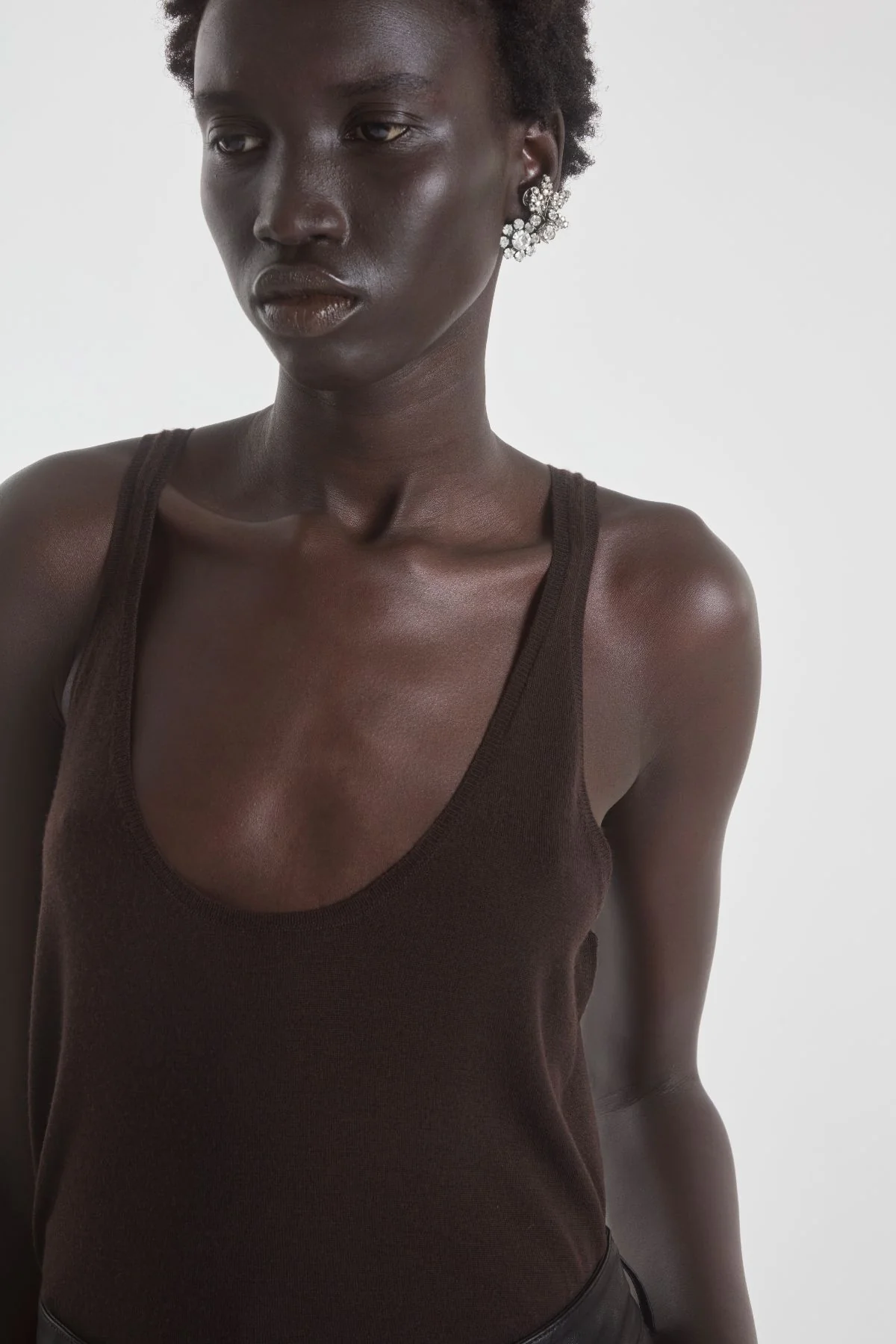 Petar Petrov Real Life Knitted Top - Ebony Wood - Image 3