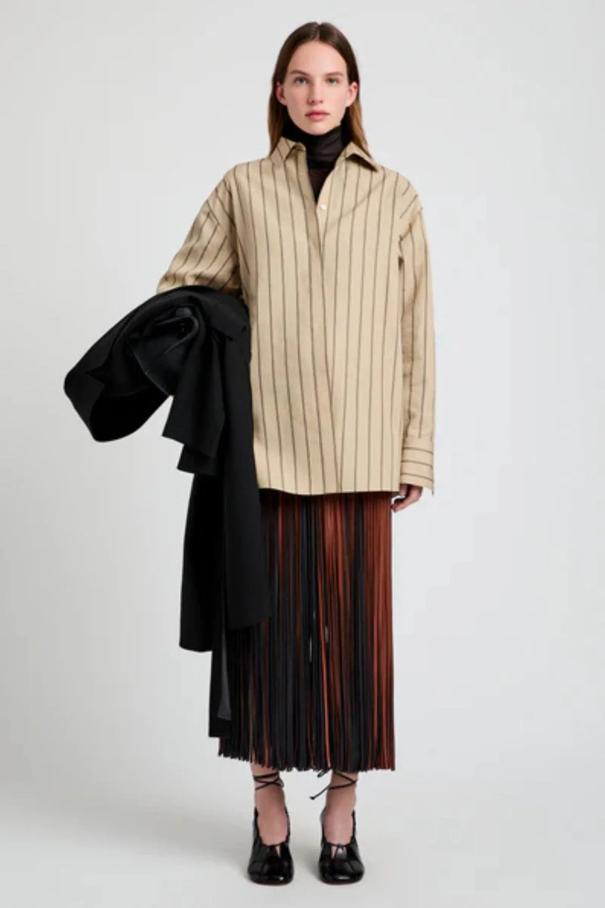 Proenza Schouler Addy Top - Taupe Multi - Image 2