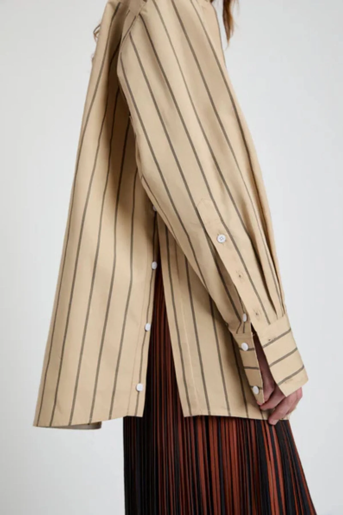 Proenza Schouler Addy Top - Taupe Multi - Image 5