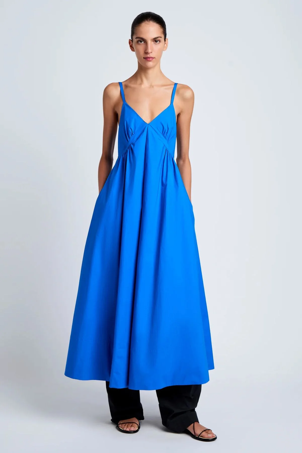 Proenza Schouler Barker Dress - Cyan - Image 2