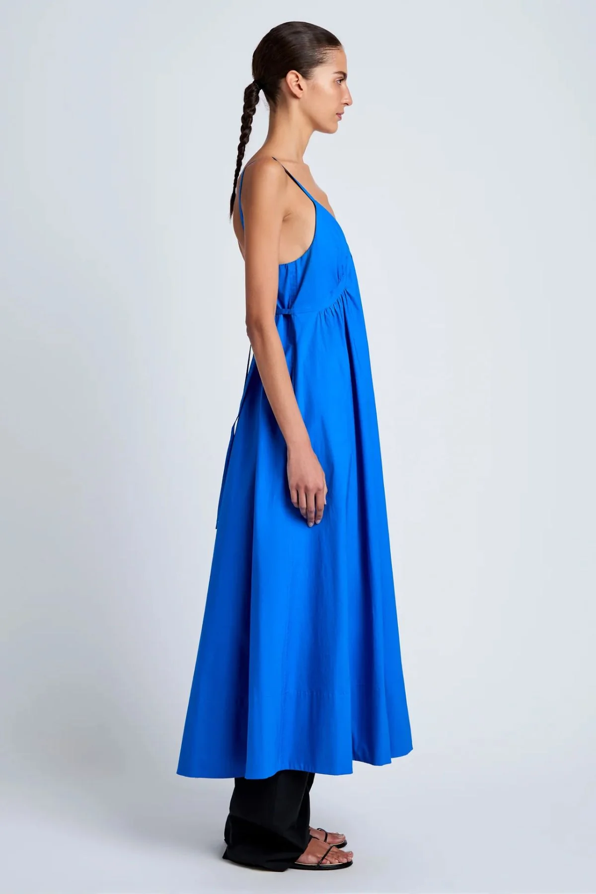 Proenza Schouler Barker Dress - Cyan - Image 3