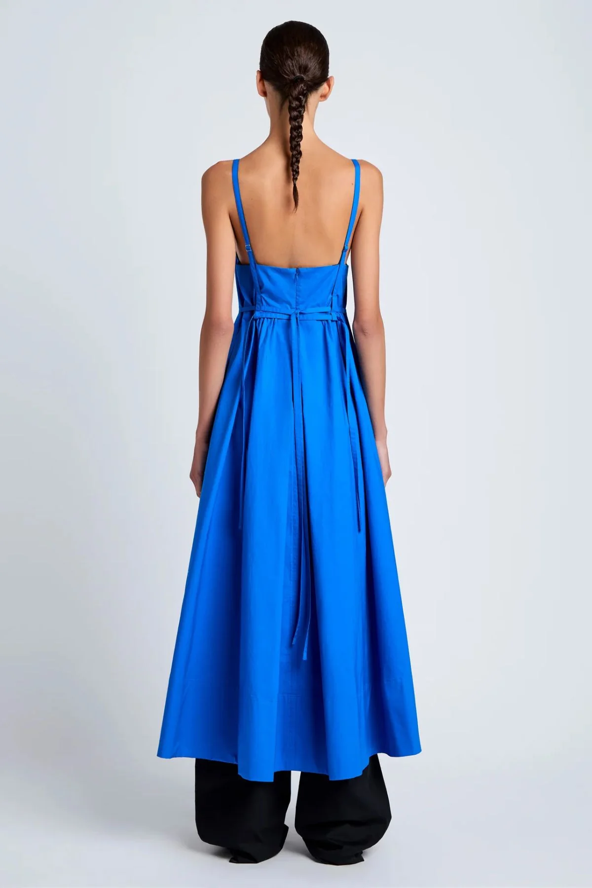 Proenza Schouler Barker Dress - Cyan - Image 4