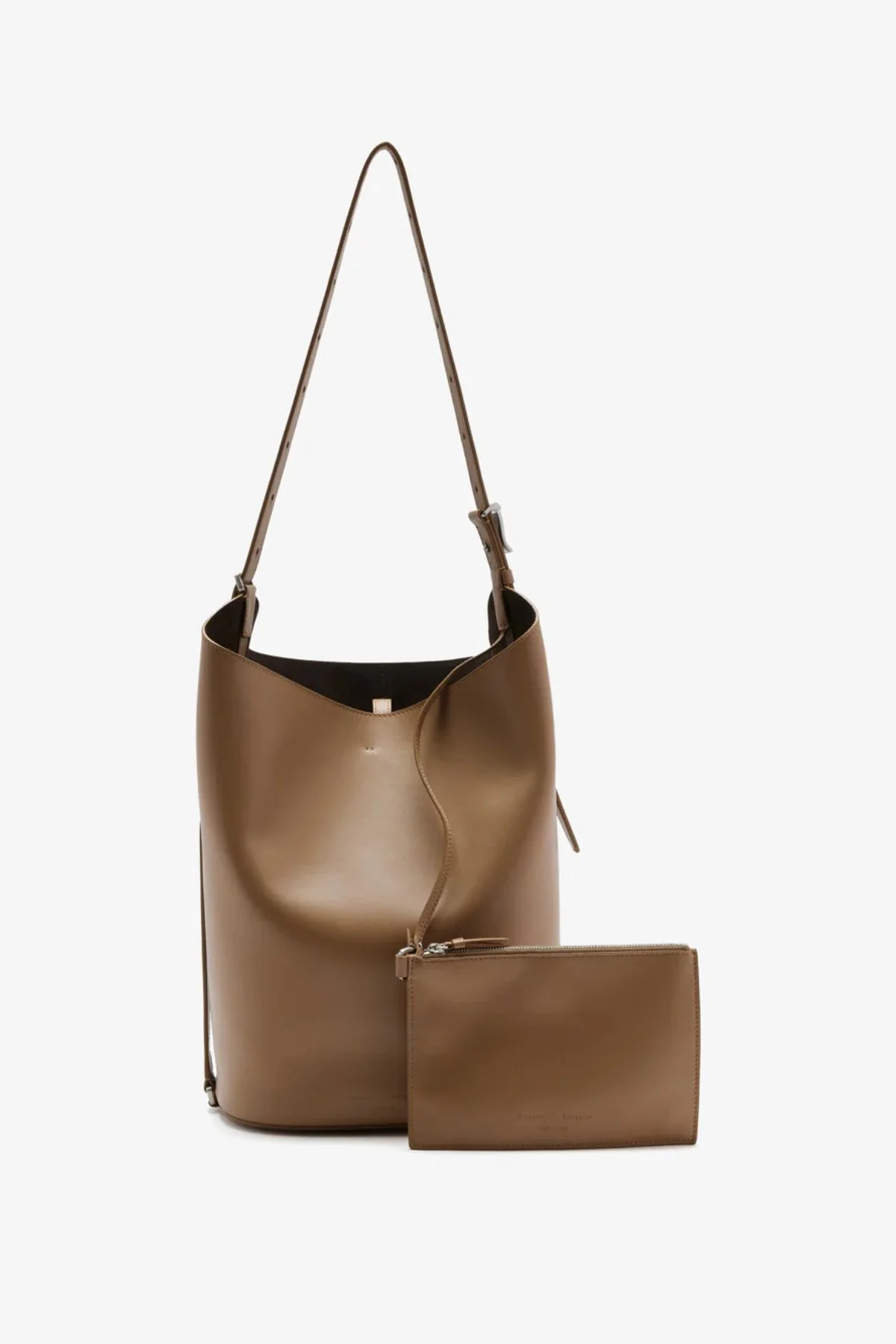 Proenza Schouler Brant Bucket Bag in Smooth Calf - Cumin - Image 9