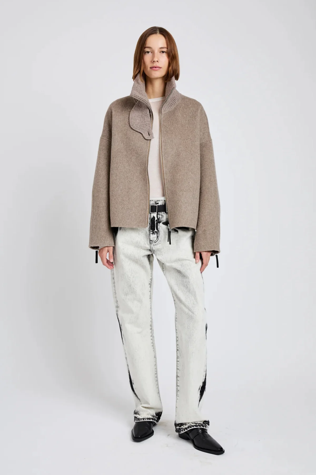 Proenza Schouler Carina Jacket - Walnut Melange - Image 2