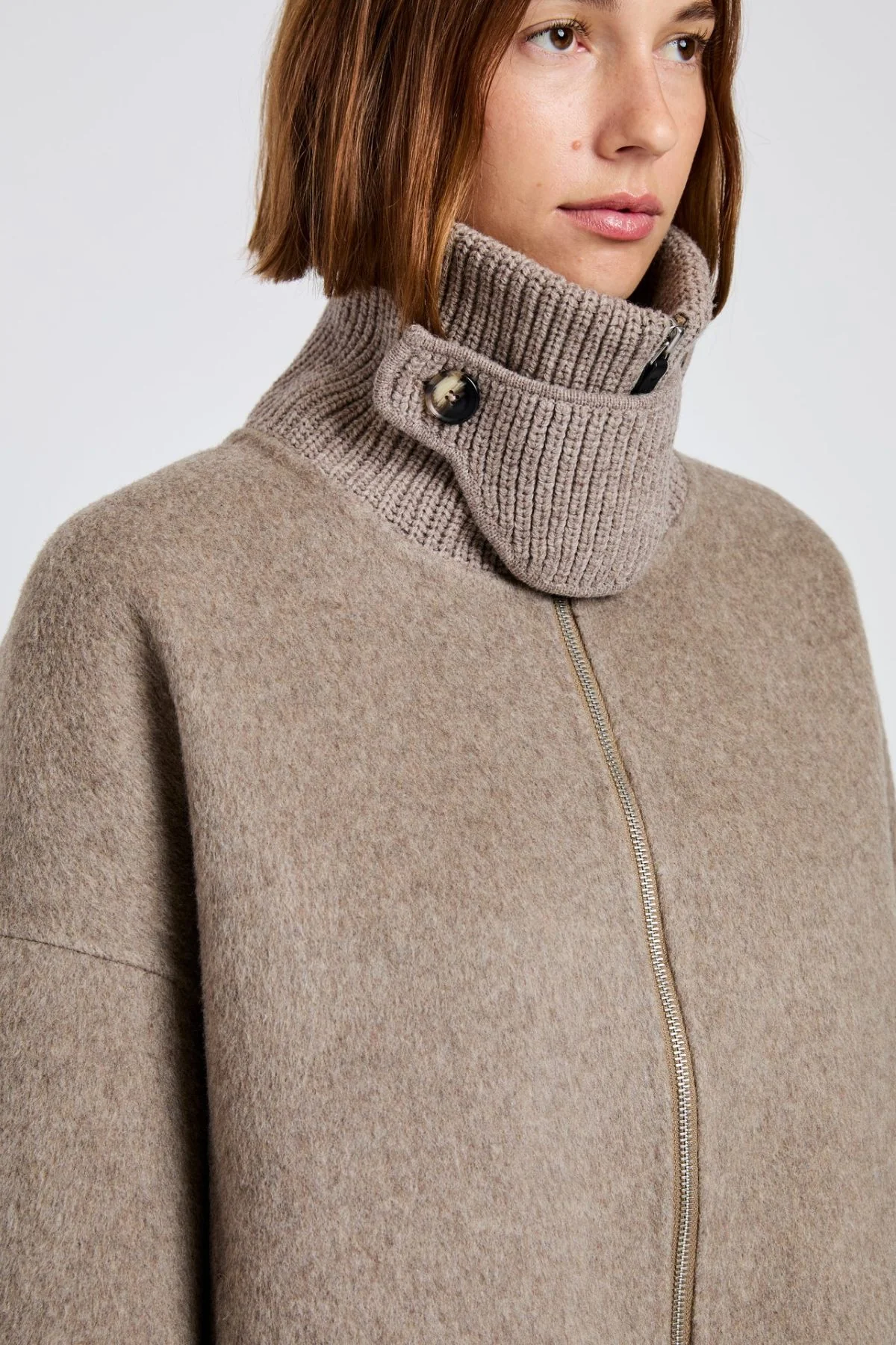 Proenza Schouler Carina Jacket - Walnut Melange - Image 5
