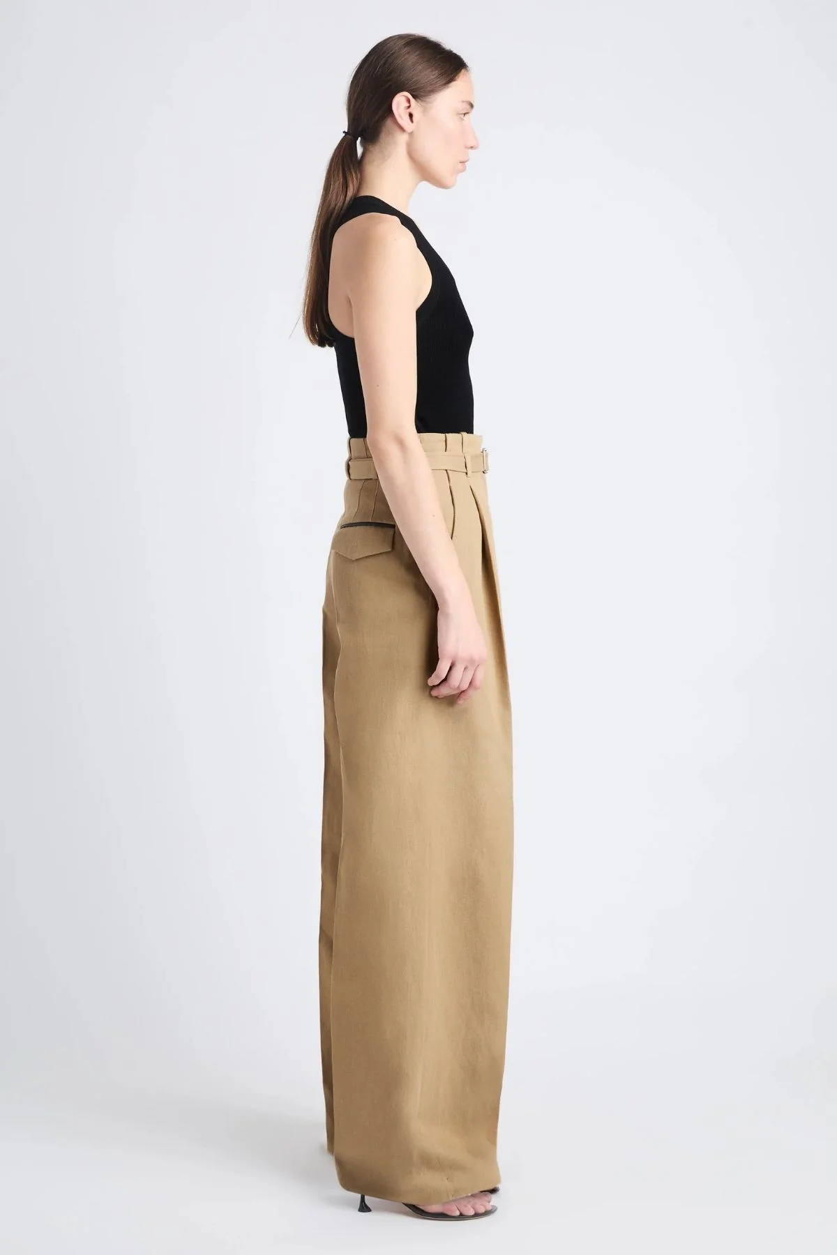 Proenza Schouler Dana Pant - Hazelnut - Image 4