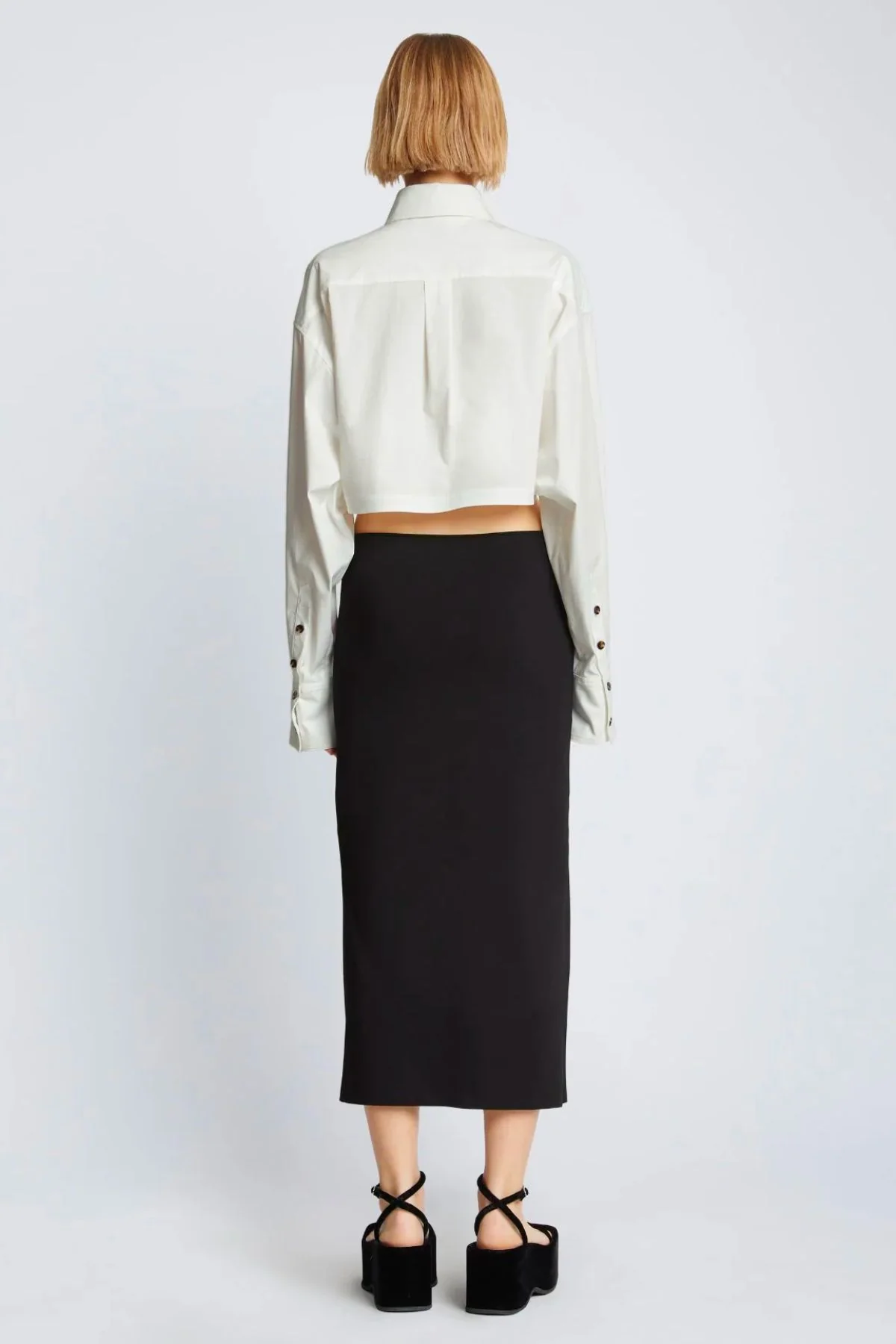 Proenza Schouler Crop Shirt - White - Image 3