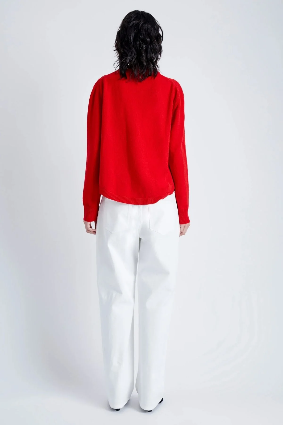 Proenza Schouler Harrison Monogram Sweater - Red - Image 3
