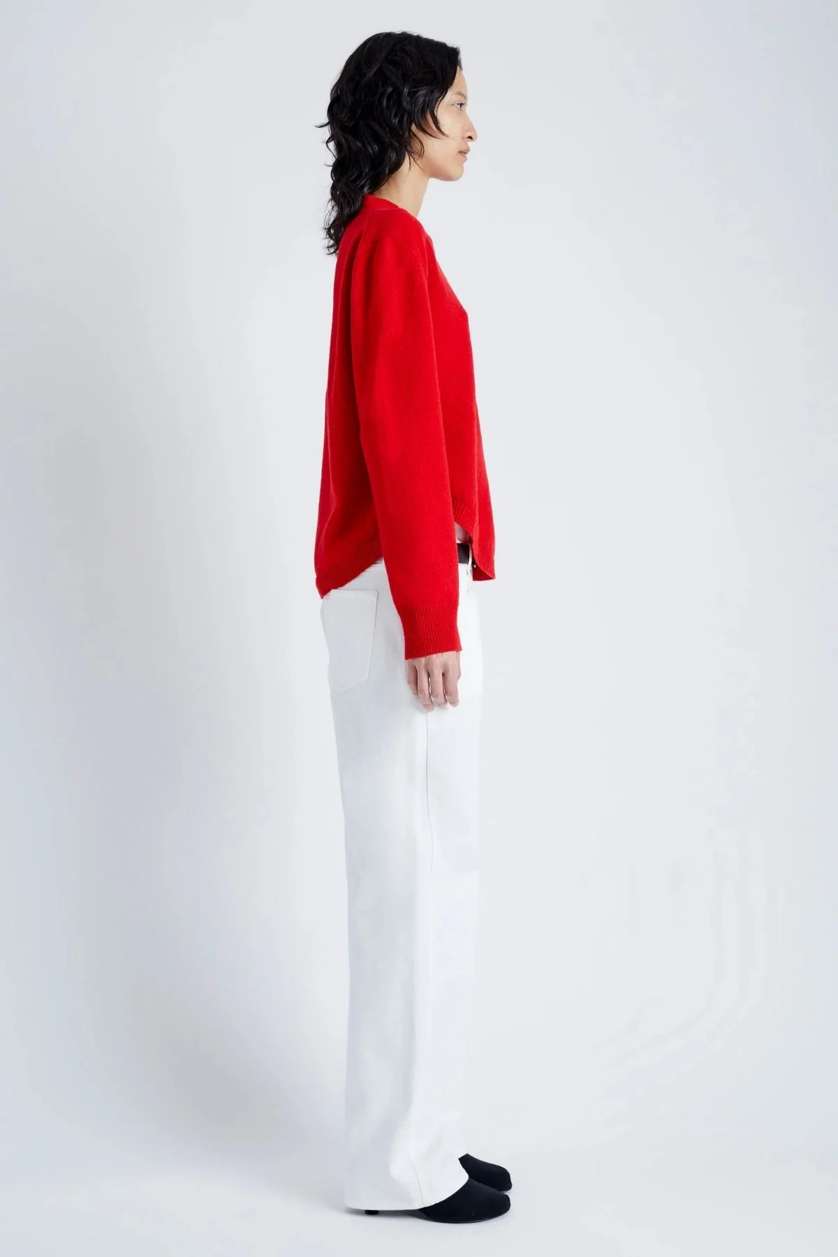 Proenza Schouler Harrison Monogram Sweater - Red - Image 4