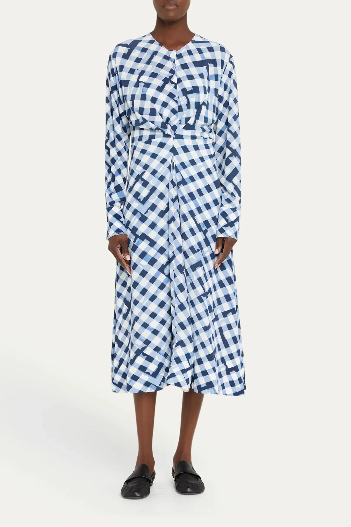Proenza Schouler Keria Dress - Dark Navy - Image 2