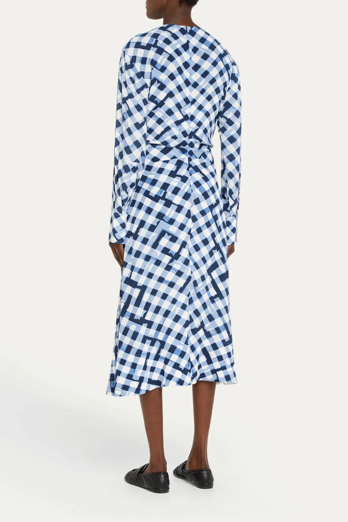 Proenza Schouler Keria Dress - Dark Navy - Image 3