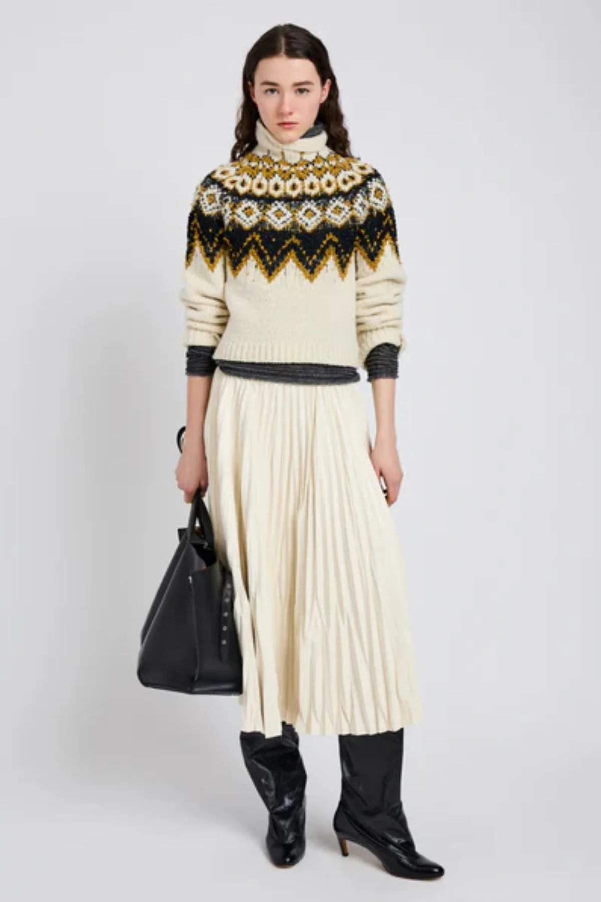Proenza Schouler Lizzy Sweater - Cream Multi - Image 2