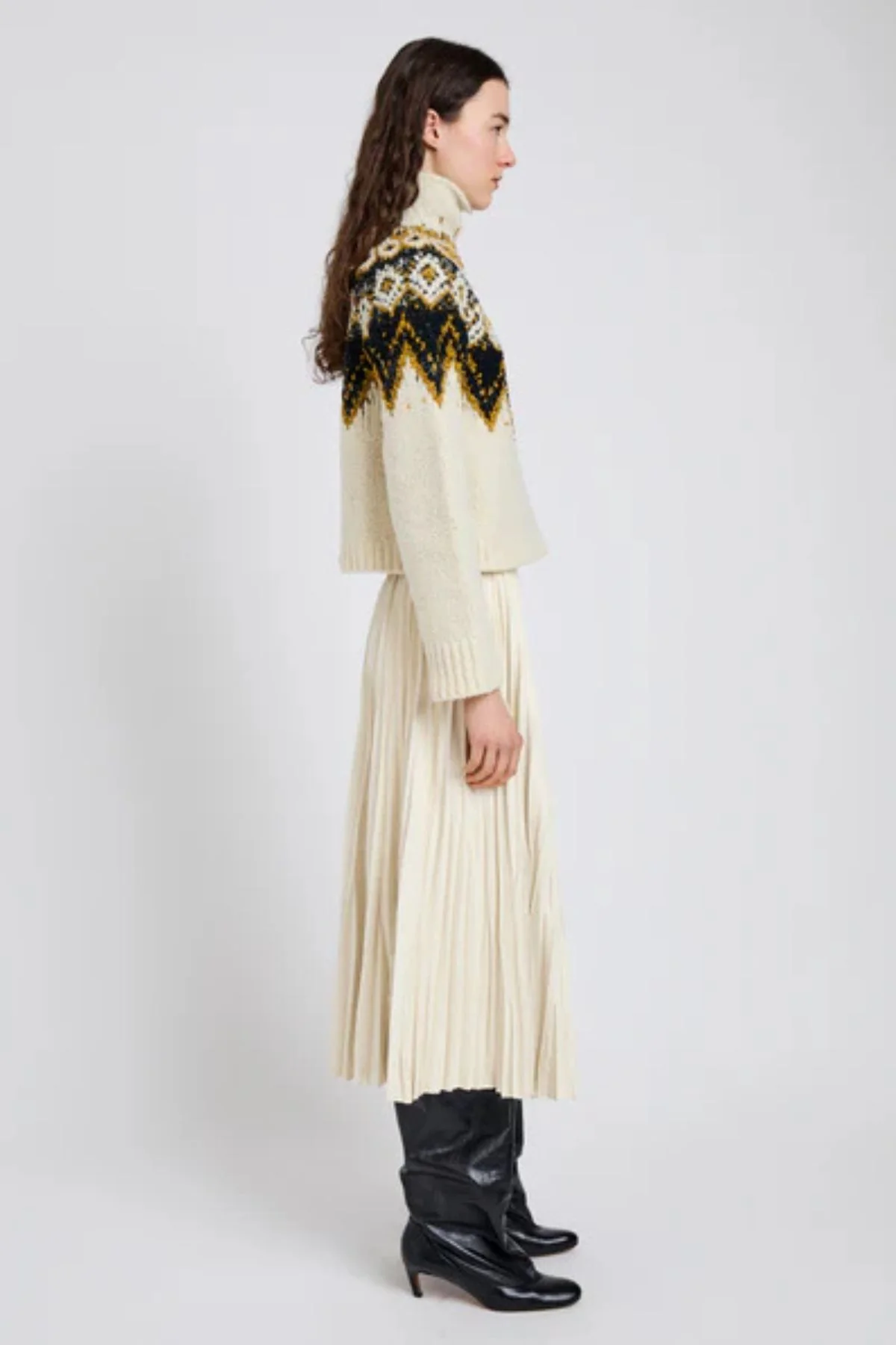 Proenza Schouler Lizzy Sweater - Cream Multi - Image 3