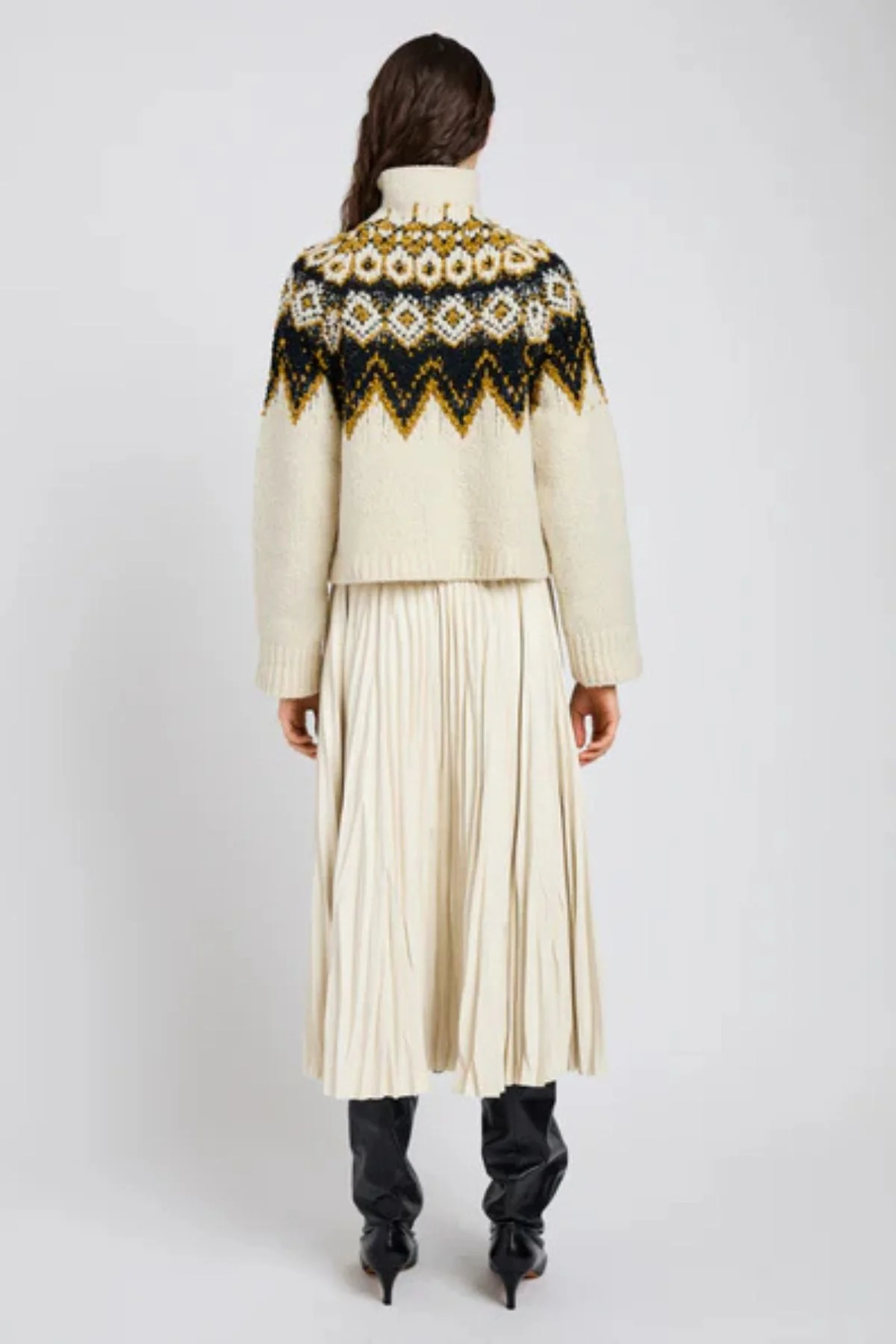 Proenza Schouler Lizzy Sweater - Cream Multi - Image 4