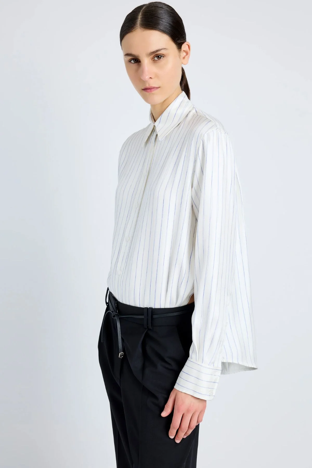 Proenza Schouler Madison Shirt - Ivory Multi - Image 5