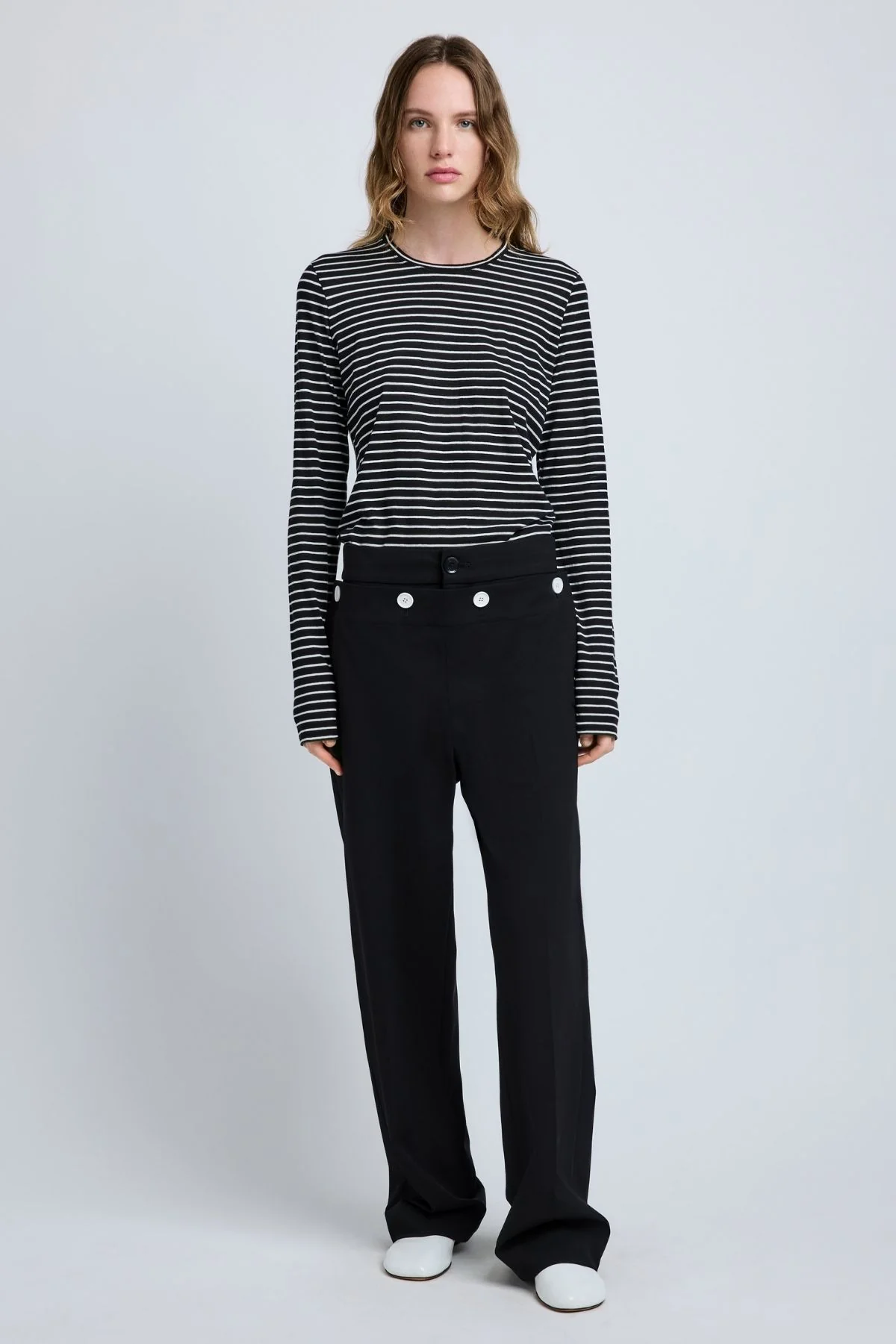 Proenza Schouler Mia T-Shirt - Black Multi - Image 3