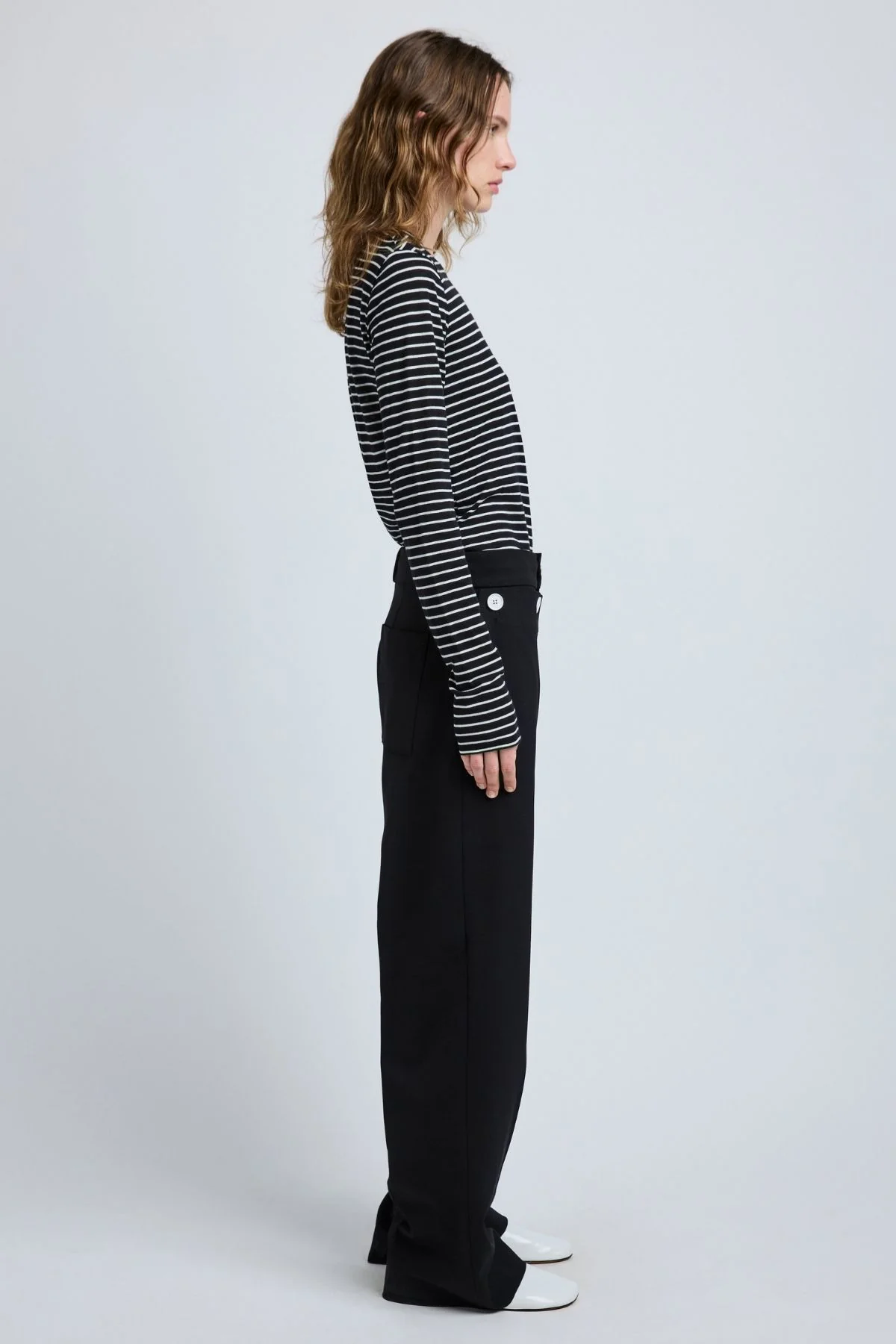 Proenza Schouler Mia T-Shirt - Black Multi - Image 4