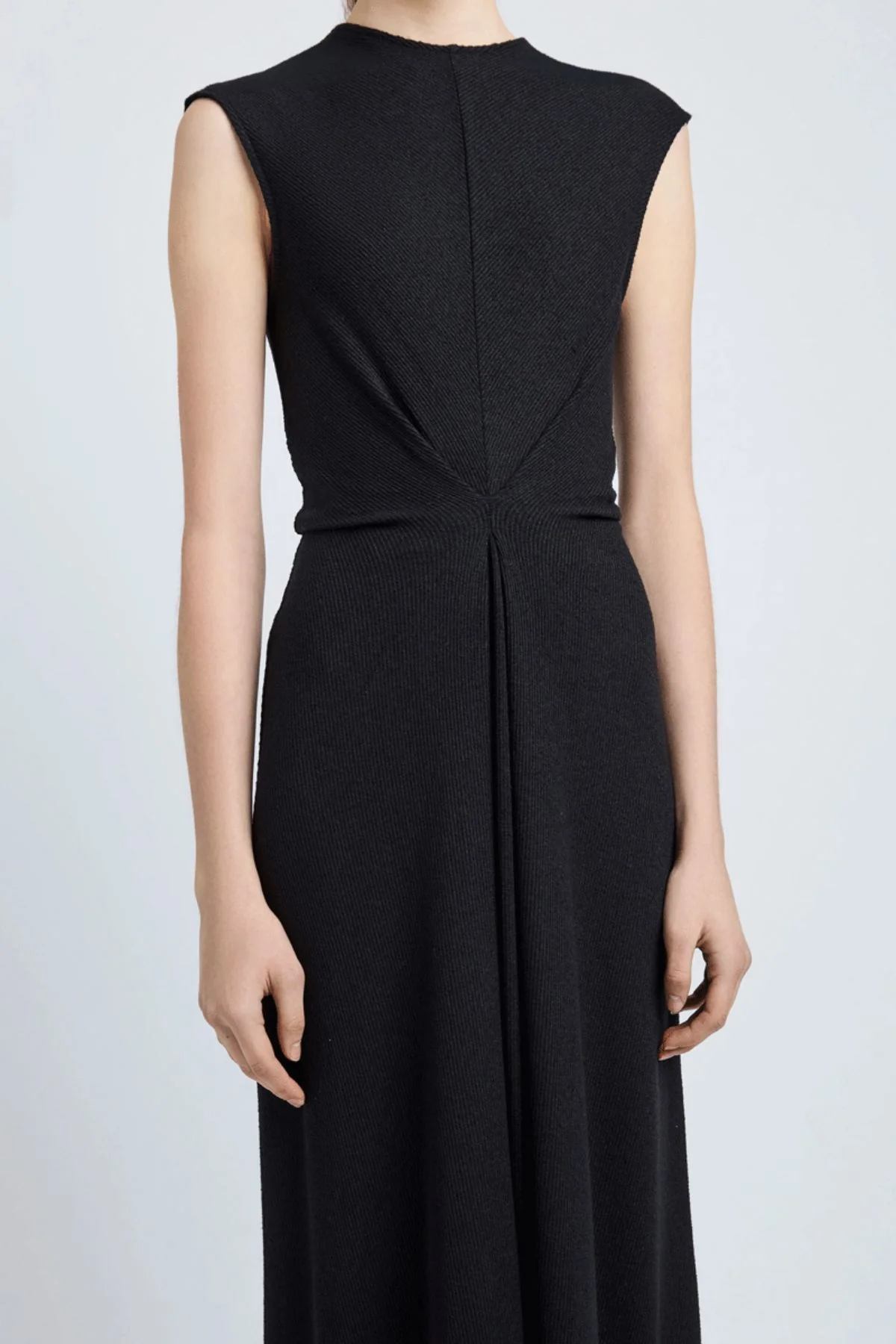 Proenza Schouler Miranda Dress in Twisted Rib - Black - Image 5