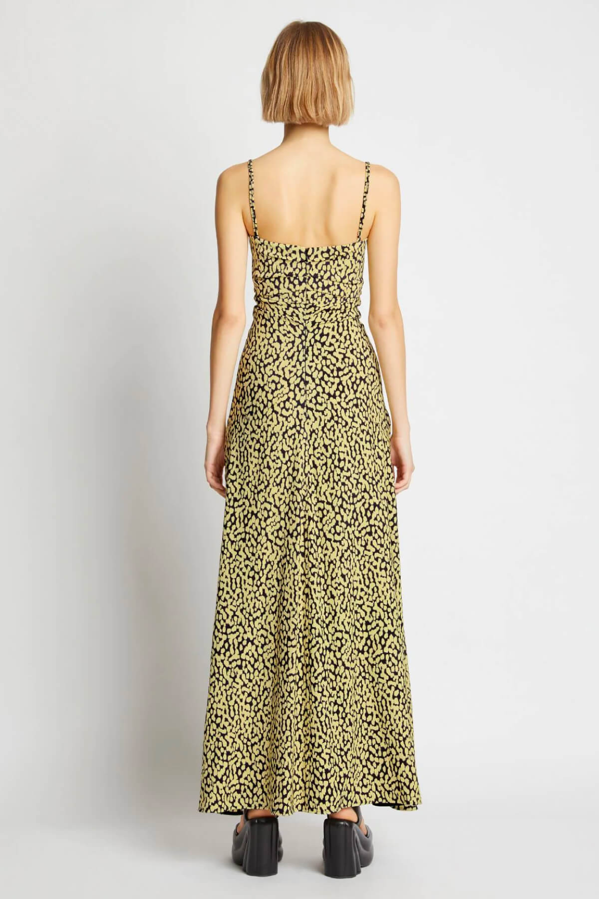 Proenza Schouler Printed Leopard Tank Dress - Butter Multi - Image 3