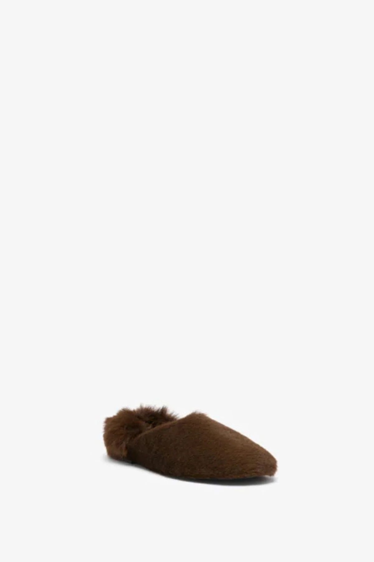 Proenza Schouler Ruched Tee Slippers - Chocolate - Image 2