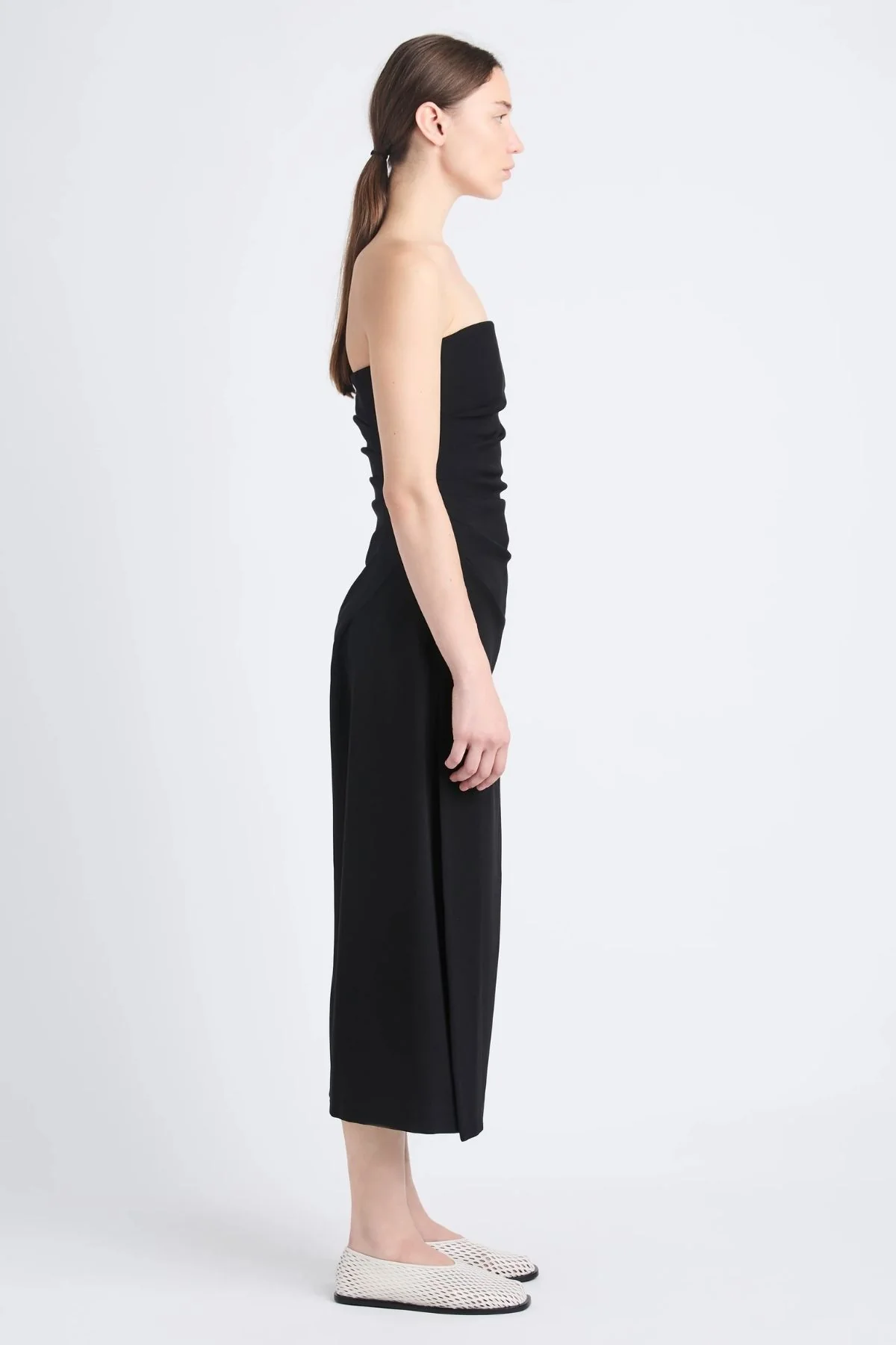Proenza Schouler Shira Strapless Dress - Black - Image 4