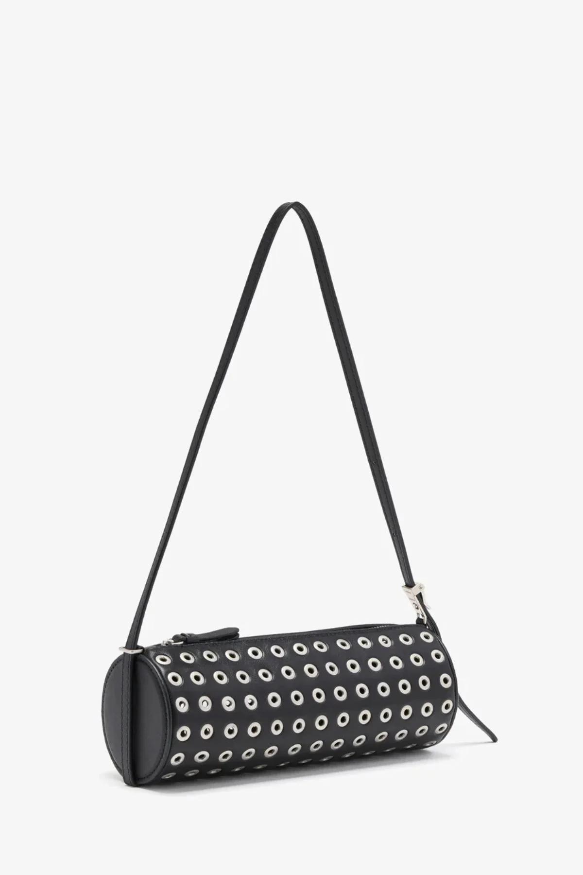 Proenza Schouler Eyelet Silo Bag - Black - Image 3