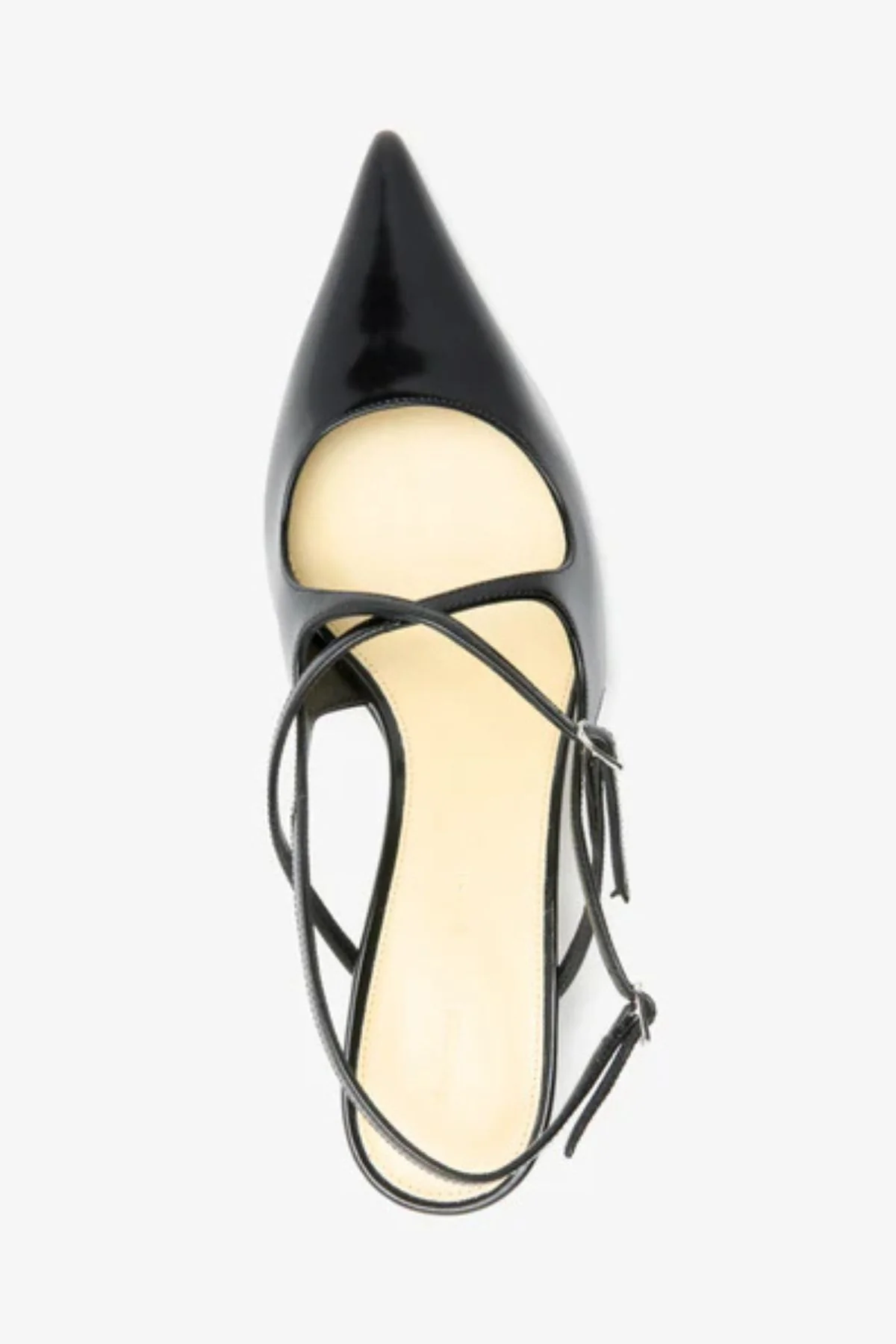 Proenza Schouler Slash Slingback Pumps - Black - Image 3