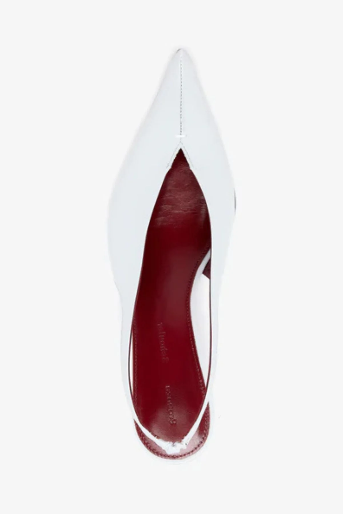 Proenza Schouler Slash Slingbacks - White - Image 3