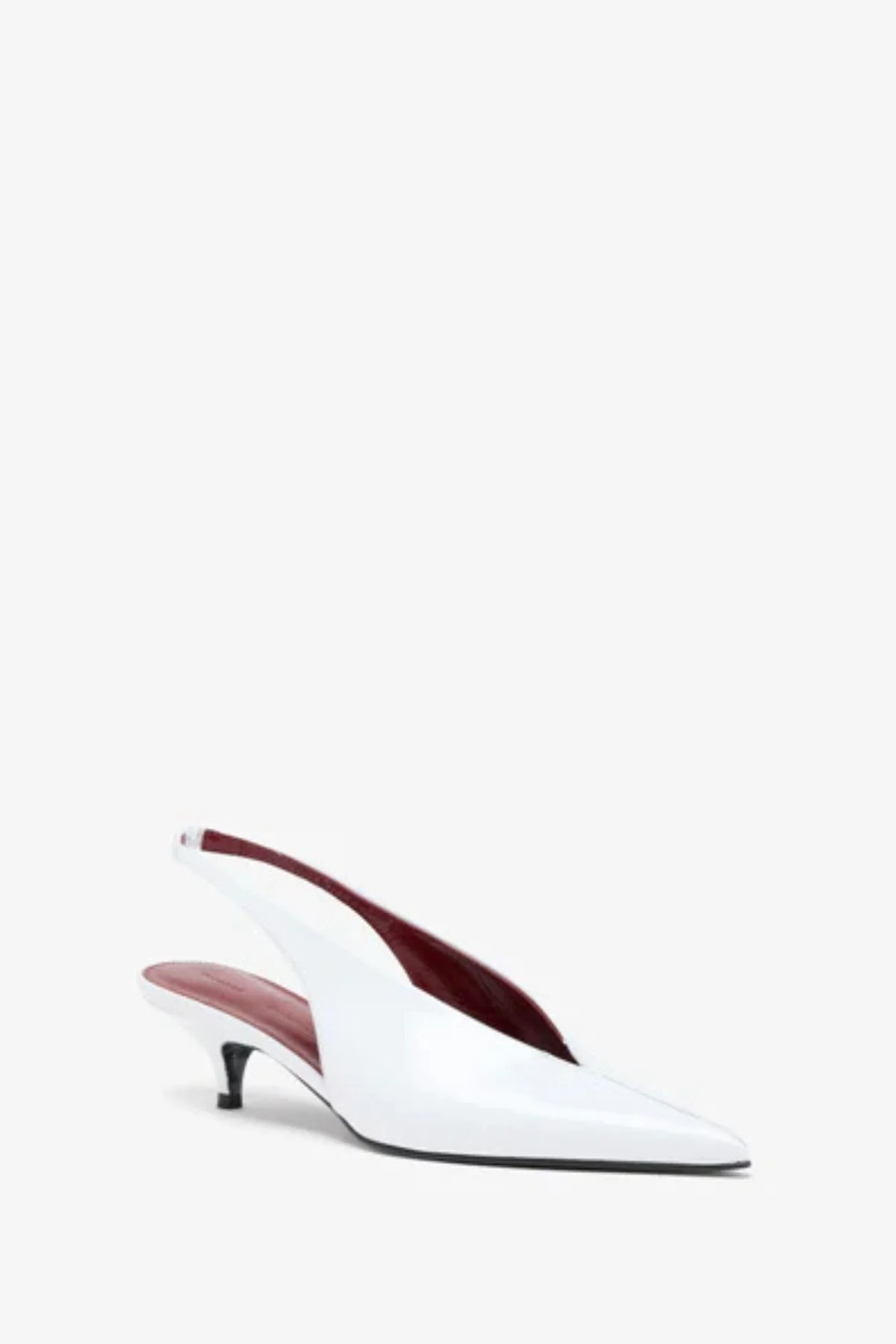Proenza Schouler Slash Slingbacks - White - Image 4