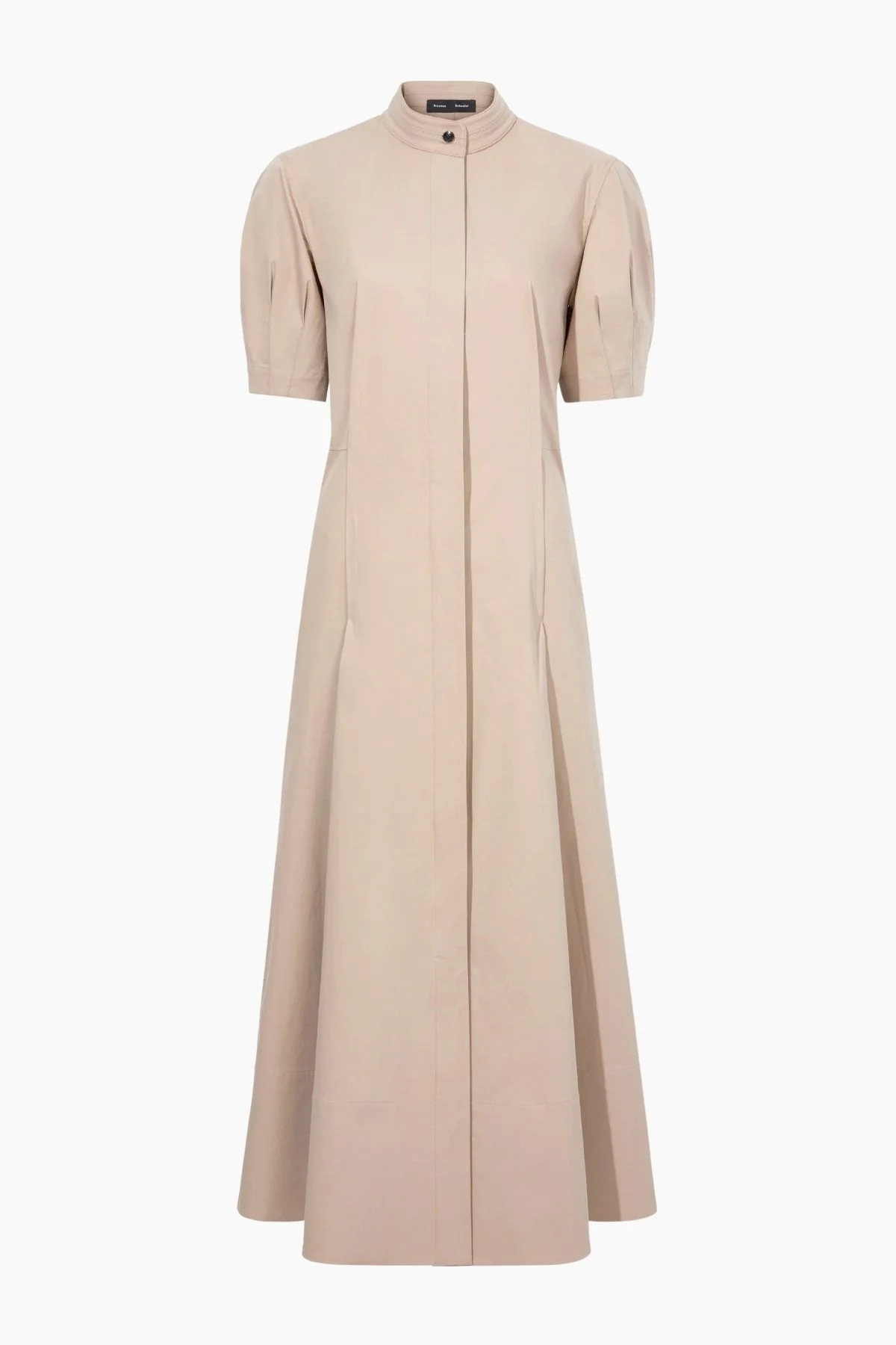Proenza Schouler Tracey Cotton Shirtdress - Khaki
