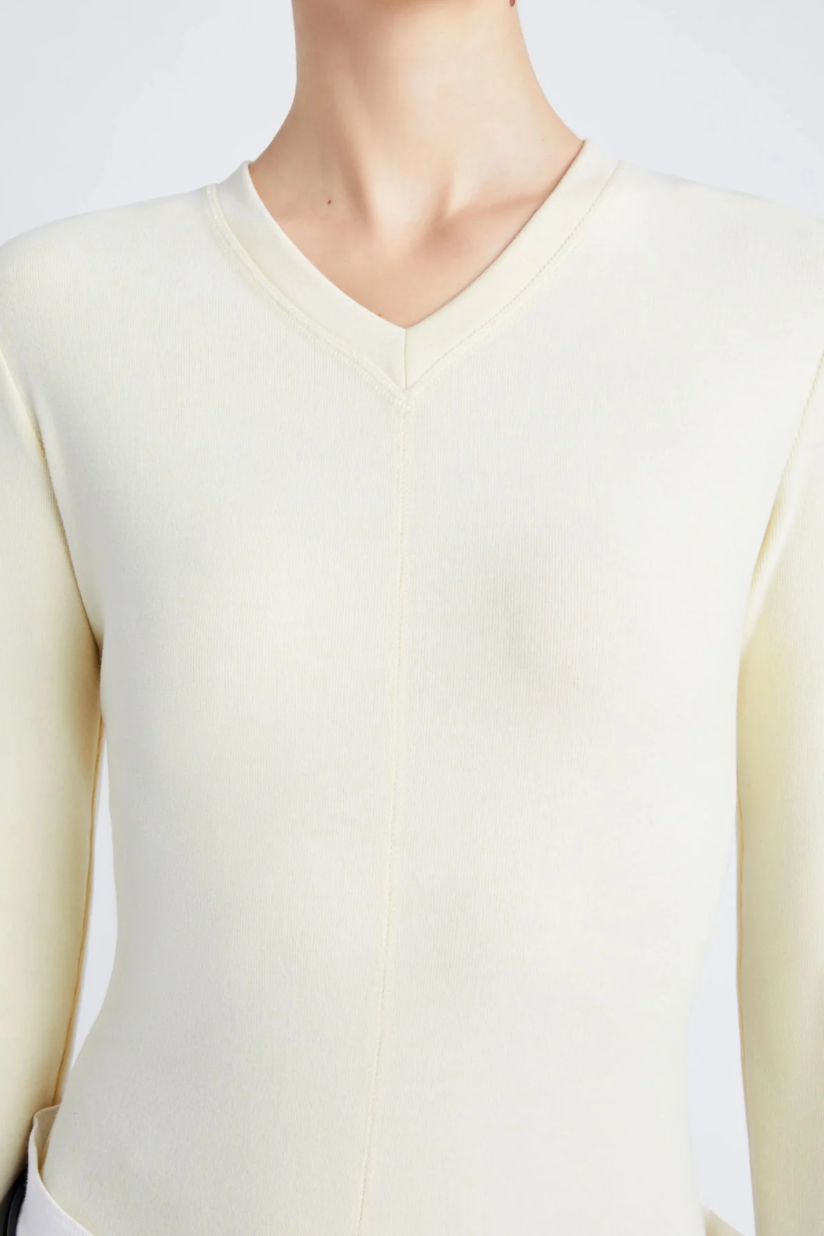 Proenza Schouler White Label Delaney Bodysuit - Pale Yellow - Image 6