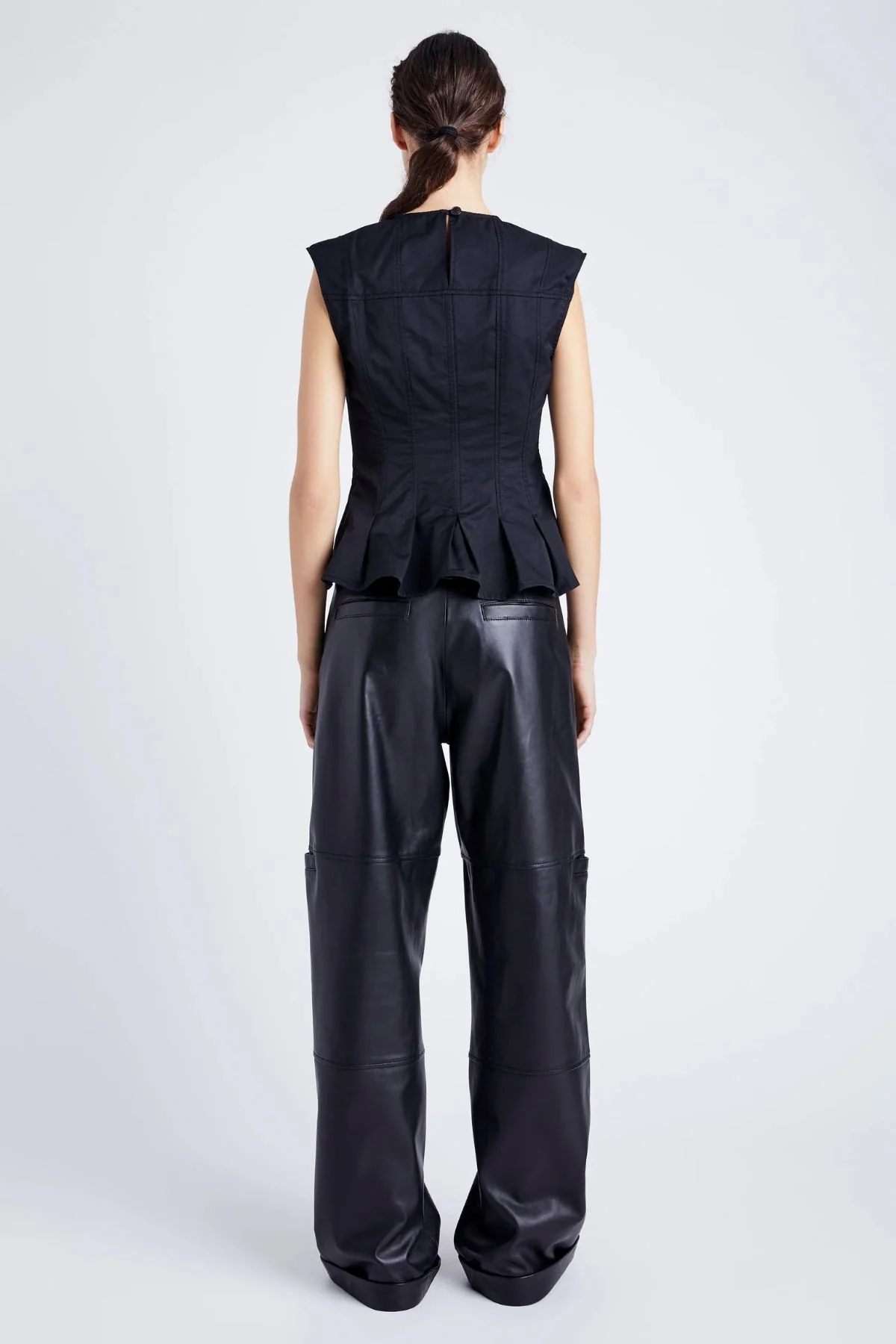 Proenza Schouler White Label Felix Top - Black - Image 3