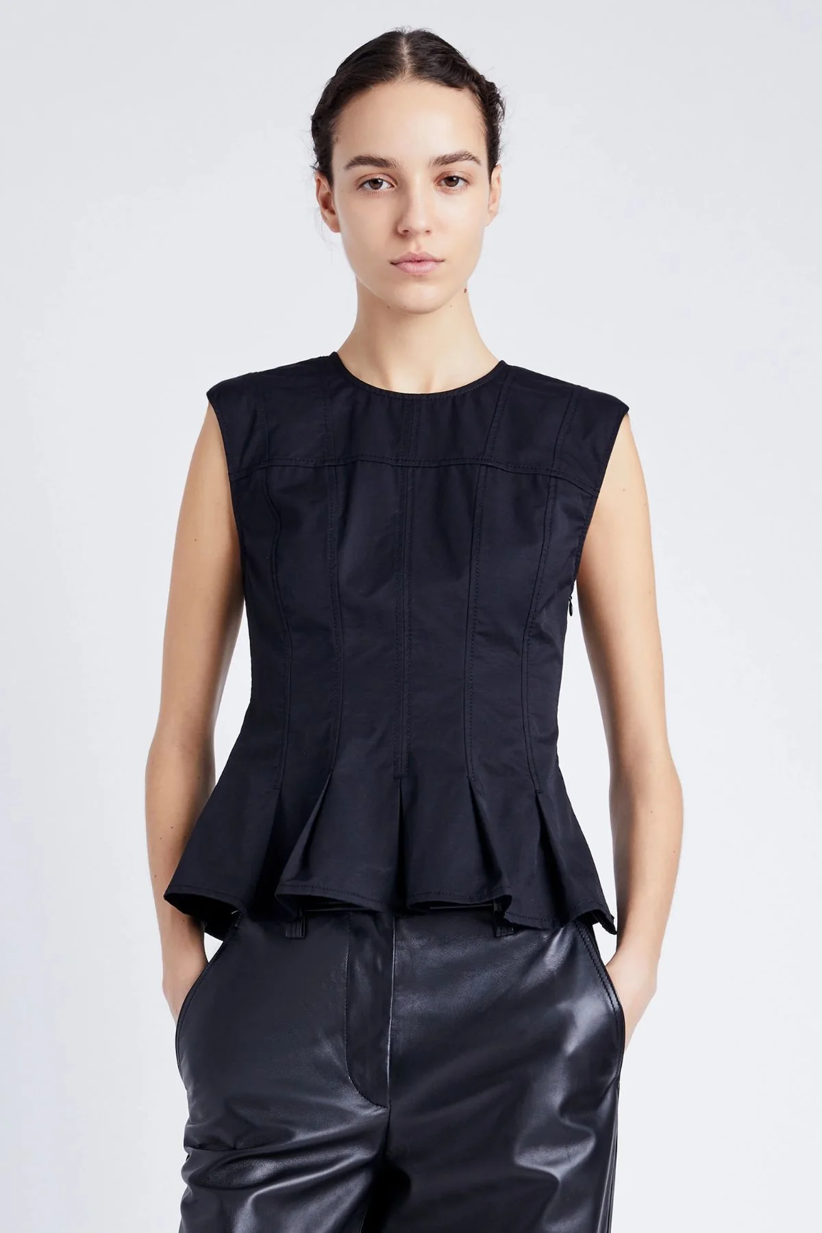 Proenza Schouler White Label Felix Top - Black - Image 5