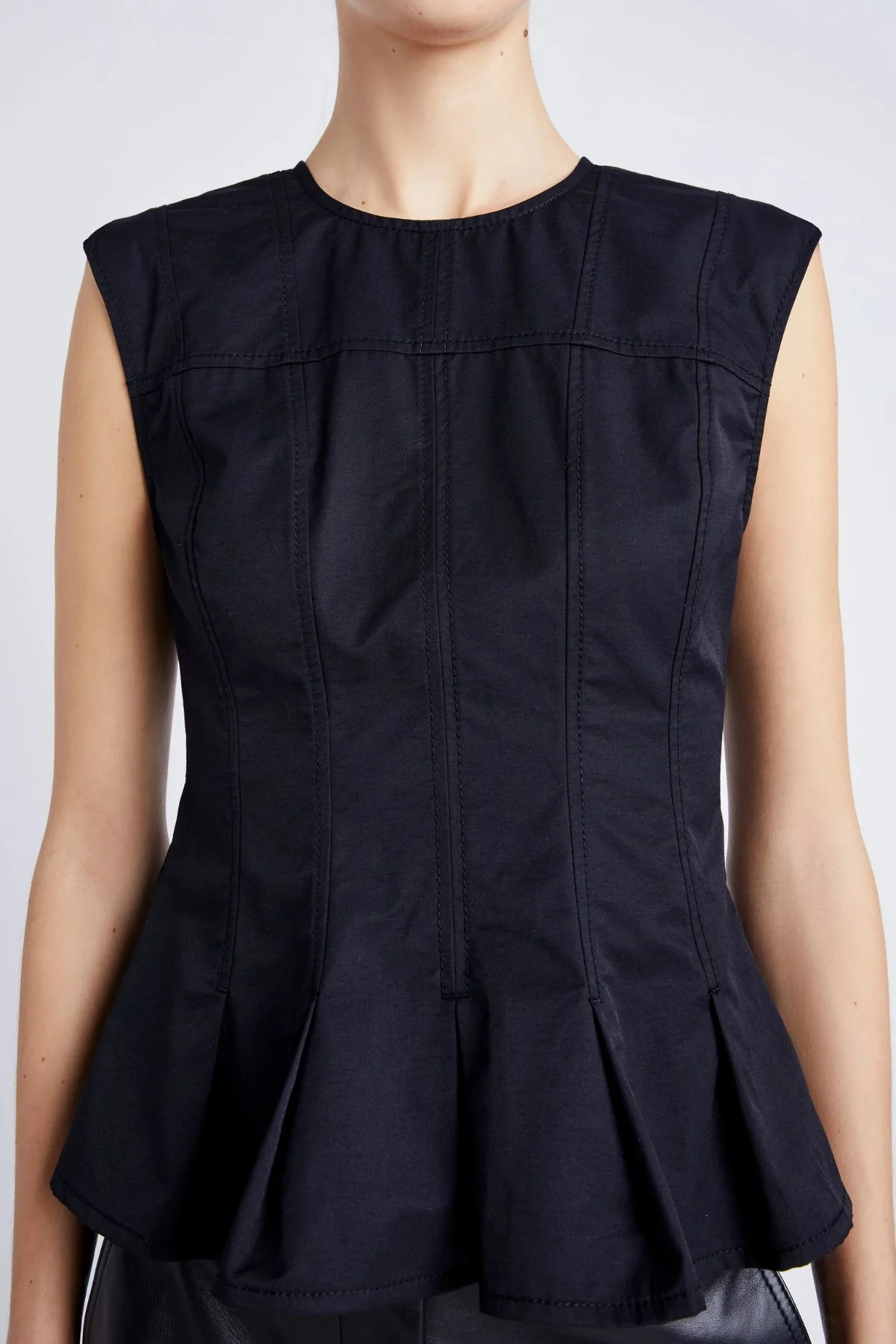 Proenza Schouler White Label Felix Top - Black - Image 6