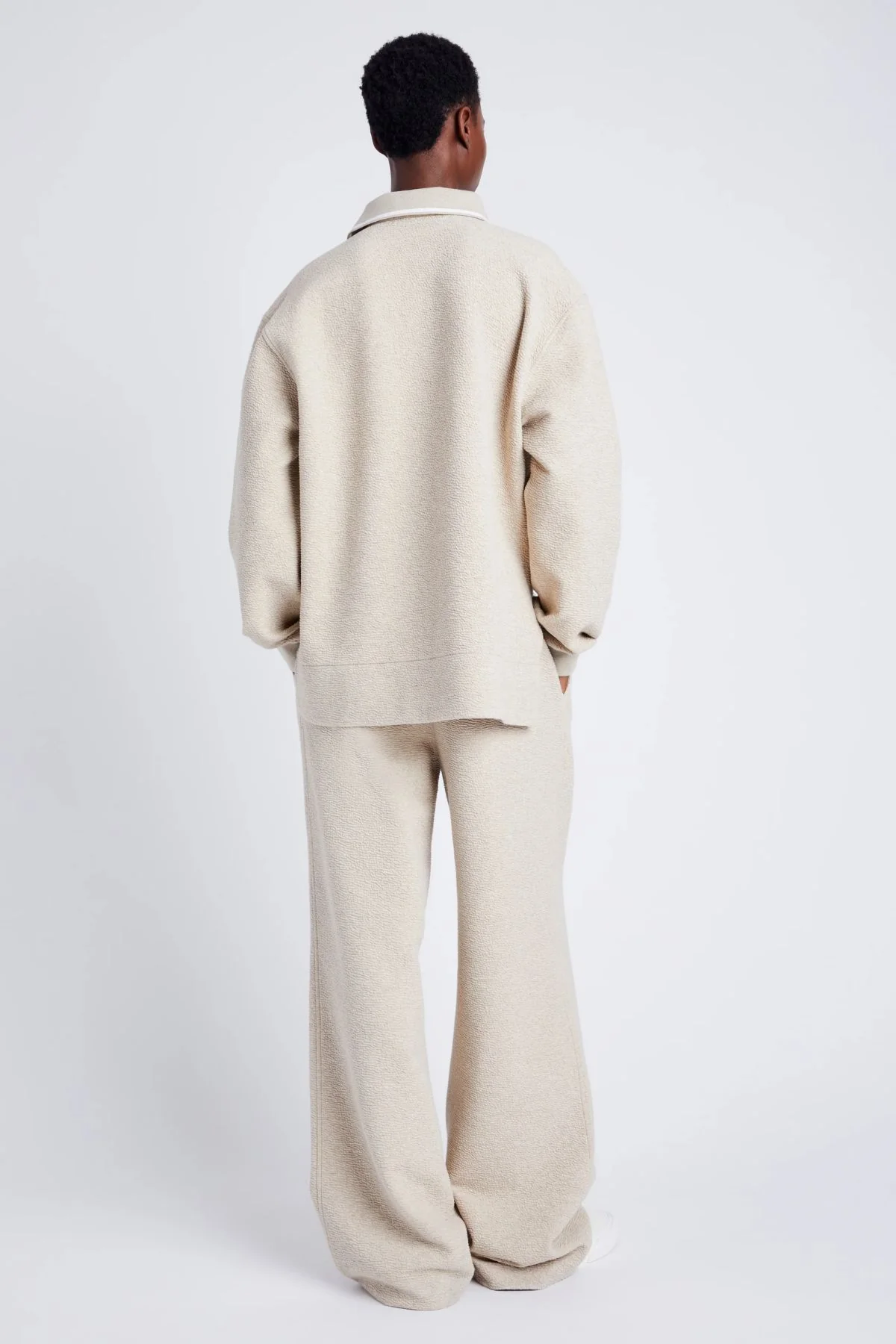 Proenza Schouler White Label Genevieve Knit Sweater - Oatmeal Melange - Image 3